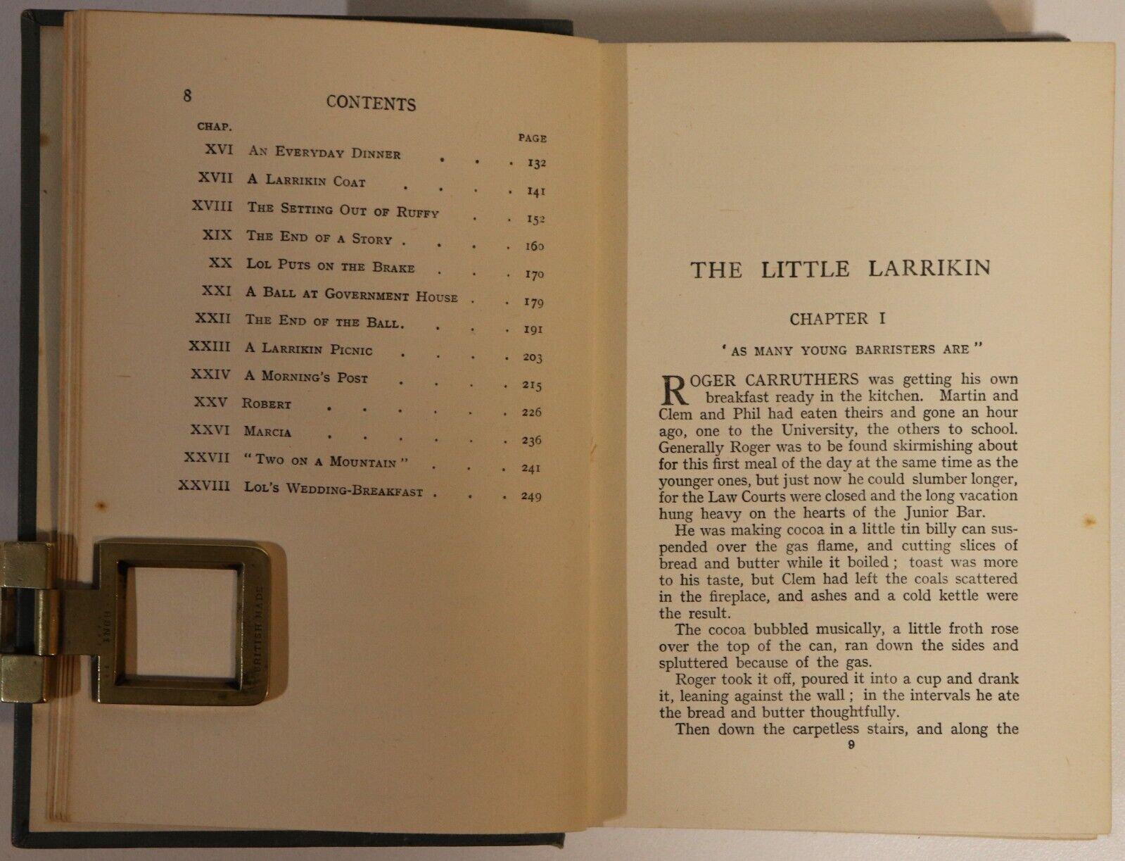 The Little Larrikin by Ethel Turner - c1910 - Antique Australian Fiction Book