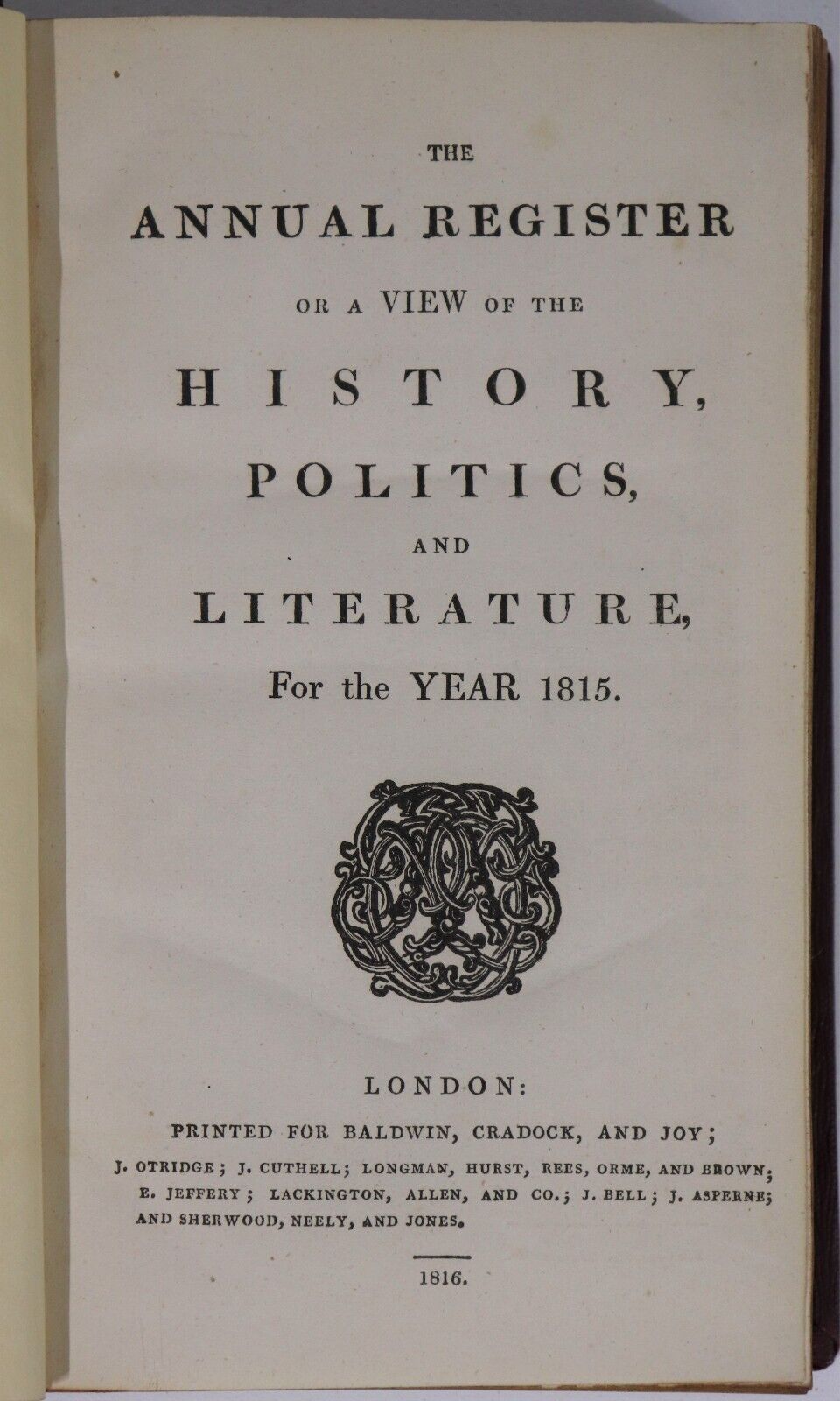 1763-1820 9vol The Annual Register Antiquarian History Politics Books