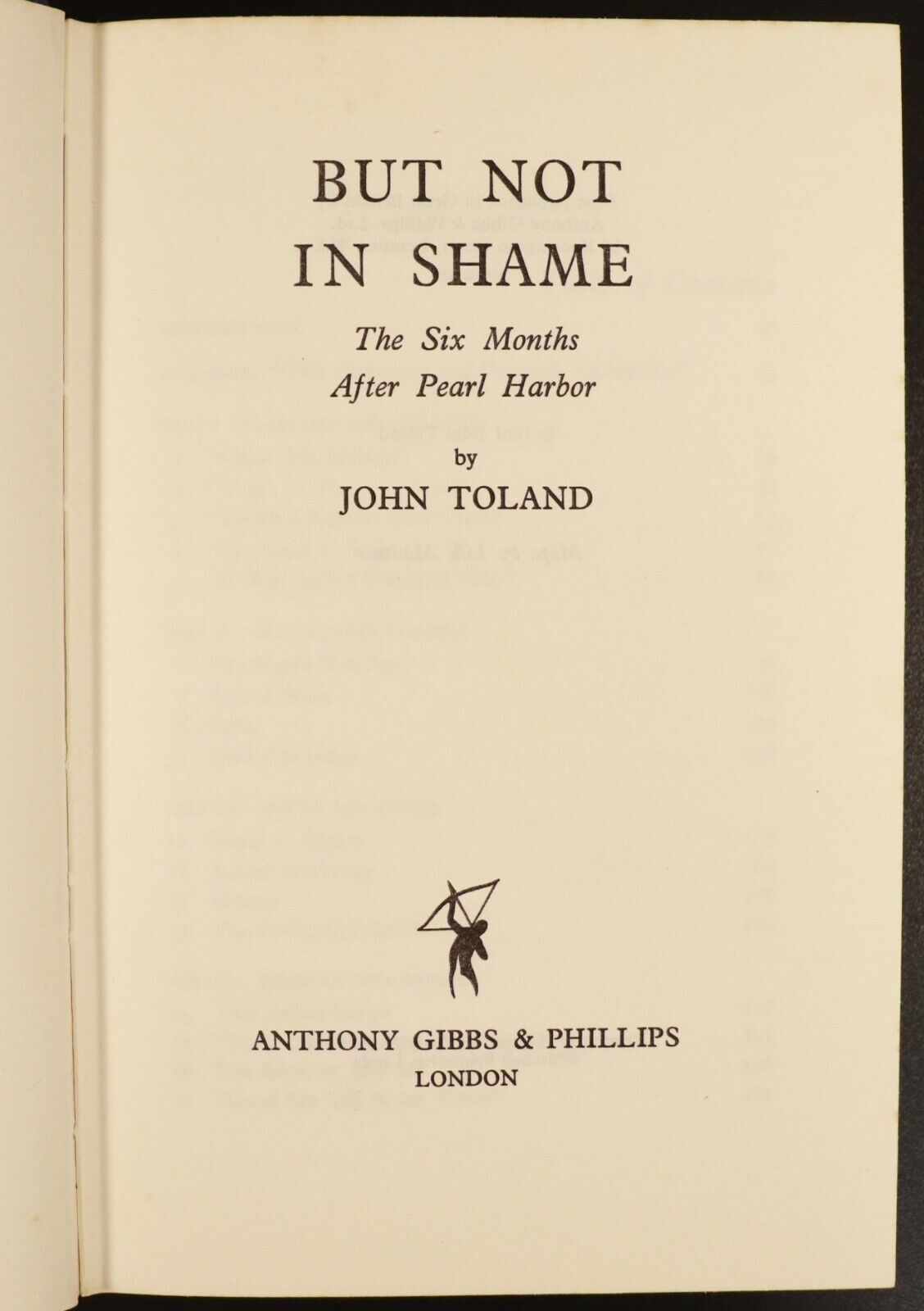 1962 But Not In Shame by John Toland Vintage Military Book Pearl Harbor