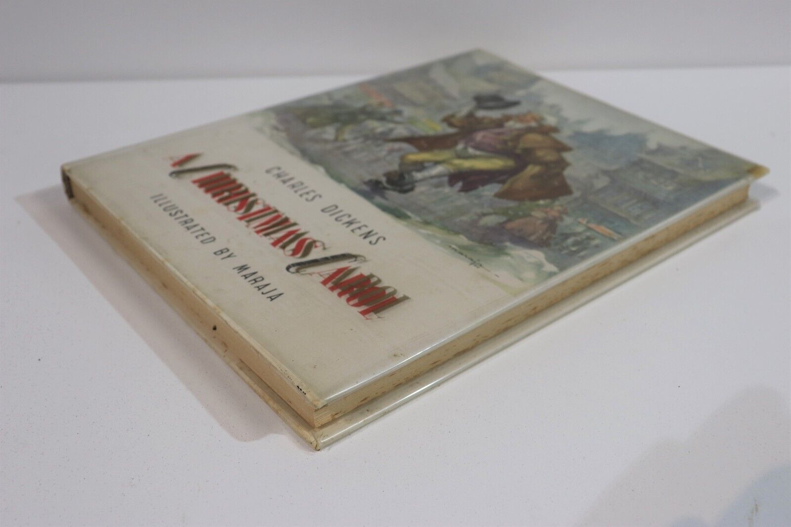 A Christmas Carol: Charles Dickens - 1960 - Vintage Illustrated Literature Book