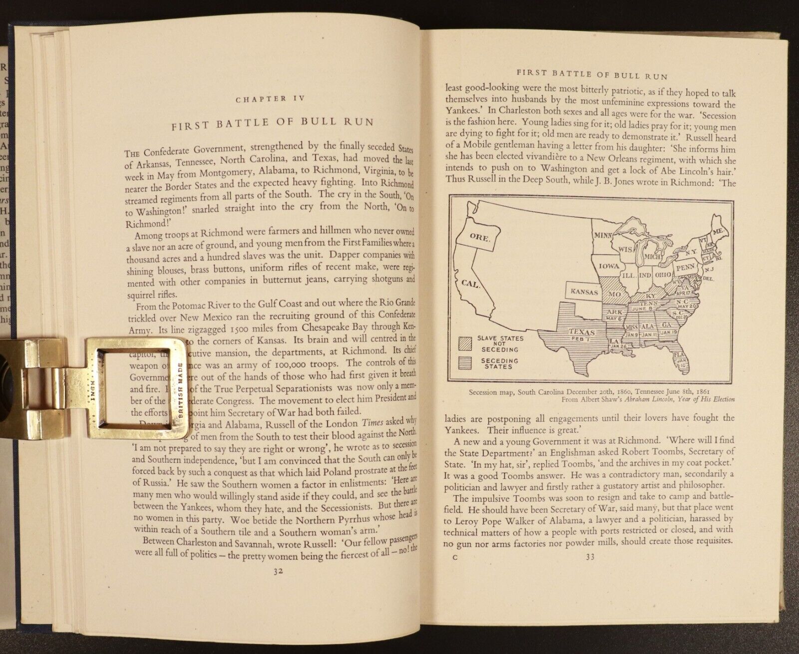 1943 Storm Over The Land by Carl Sandburg American History Book Abraham Lincoln