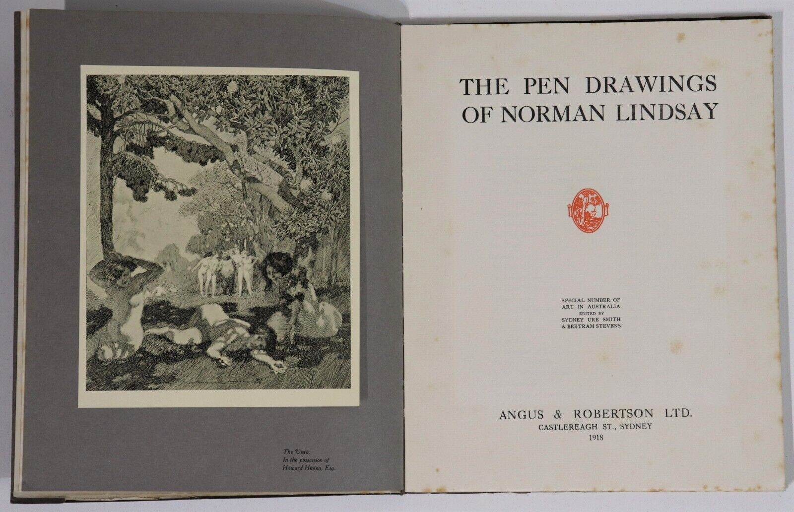 The Pen Drawings Of Norman Lindsay - 1918 - Ltd. Edition Australian Art Book - 0