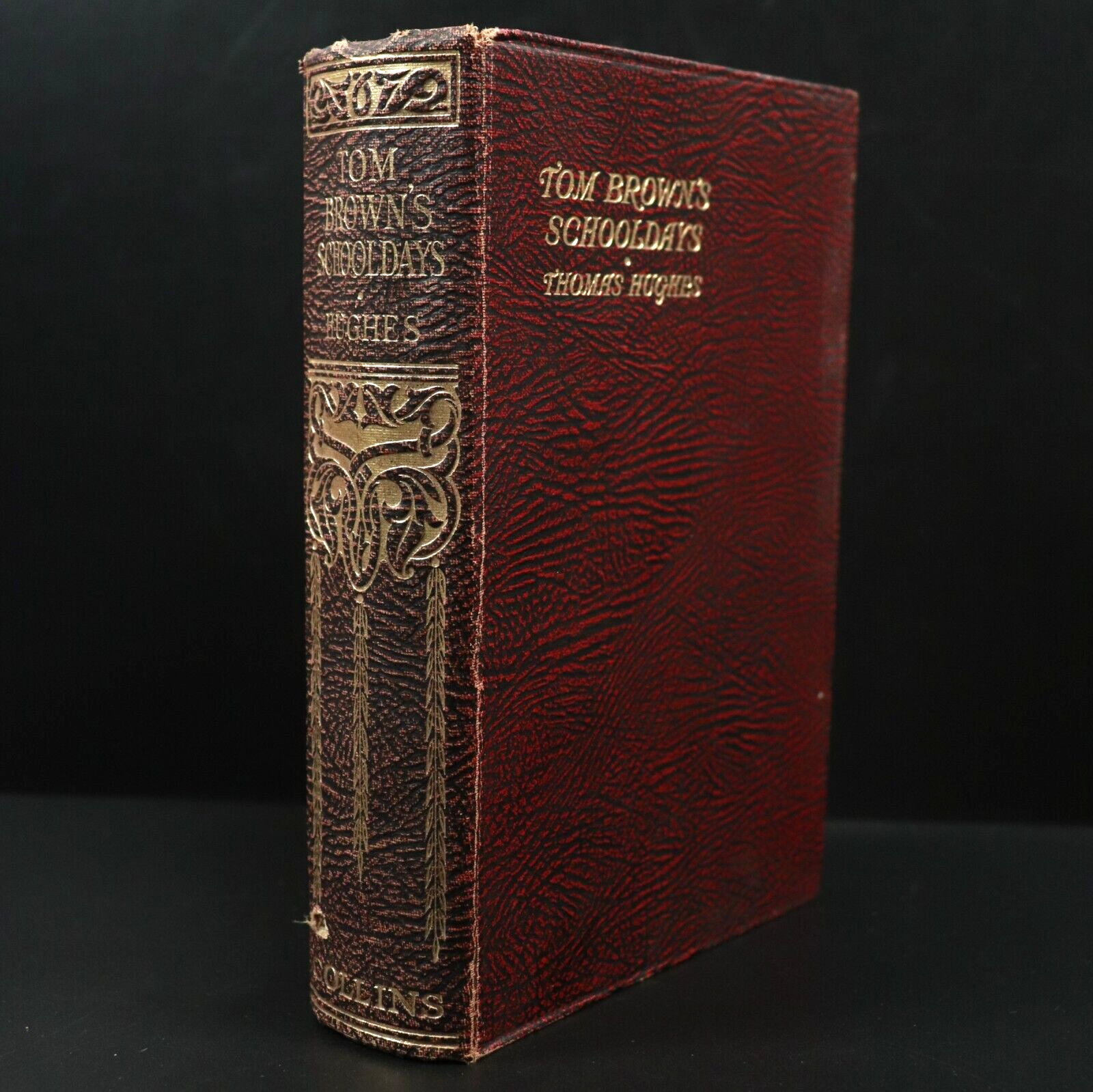 c1920 Tom Brown's School Days by Thomas Hughes Antique Fiction Book