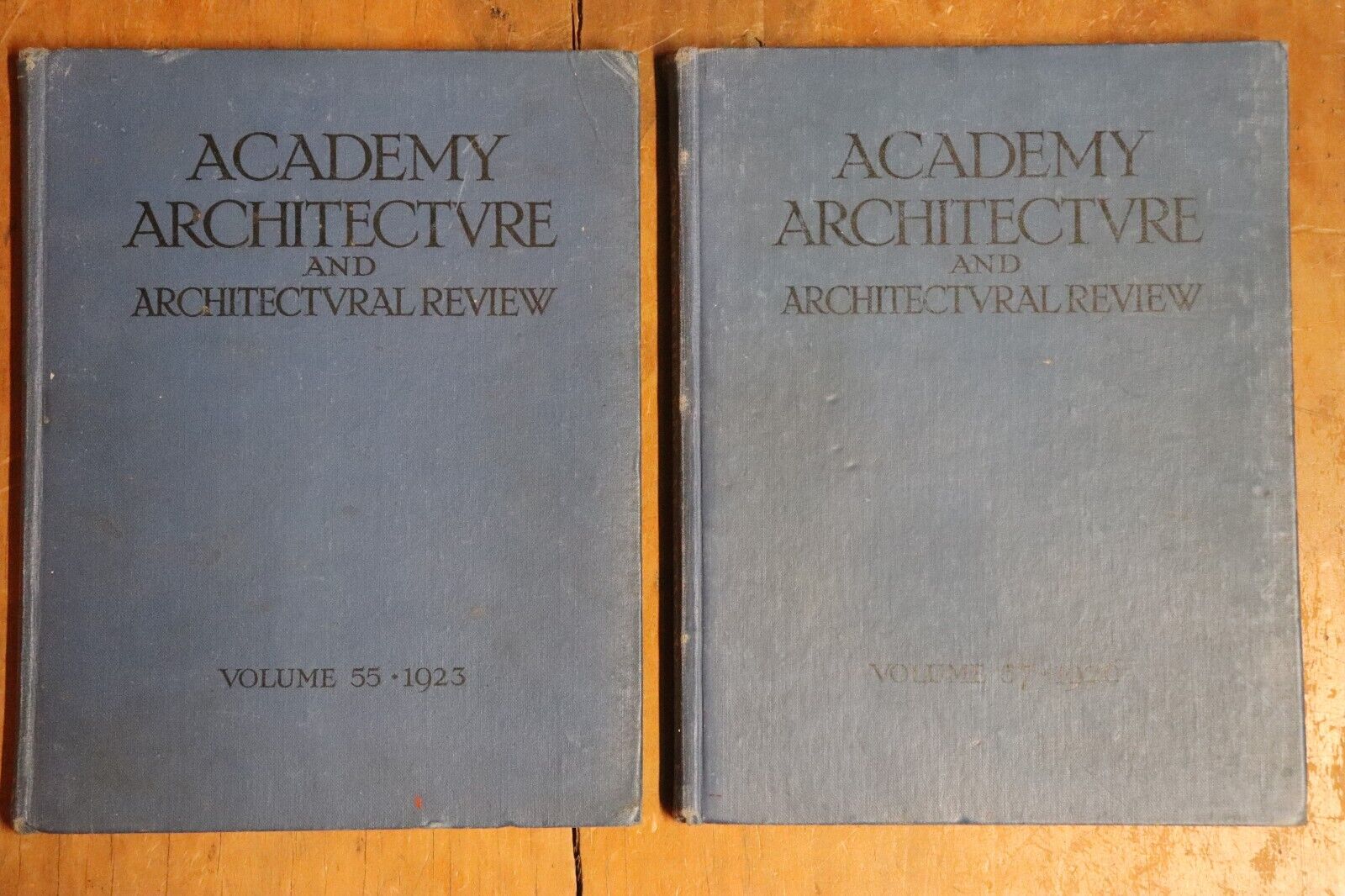 Academy Architecture & Architectural Review - 1923 & 1926 - Antique Books