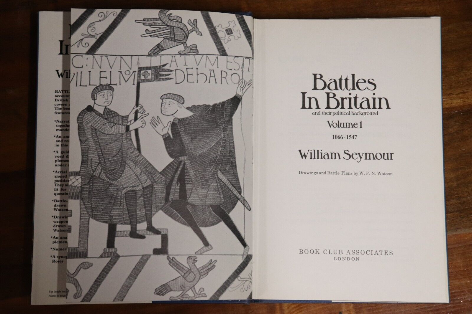 Battles In Britain 1066 to 1547 by William Seymour - 1975 - Military Book