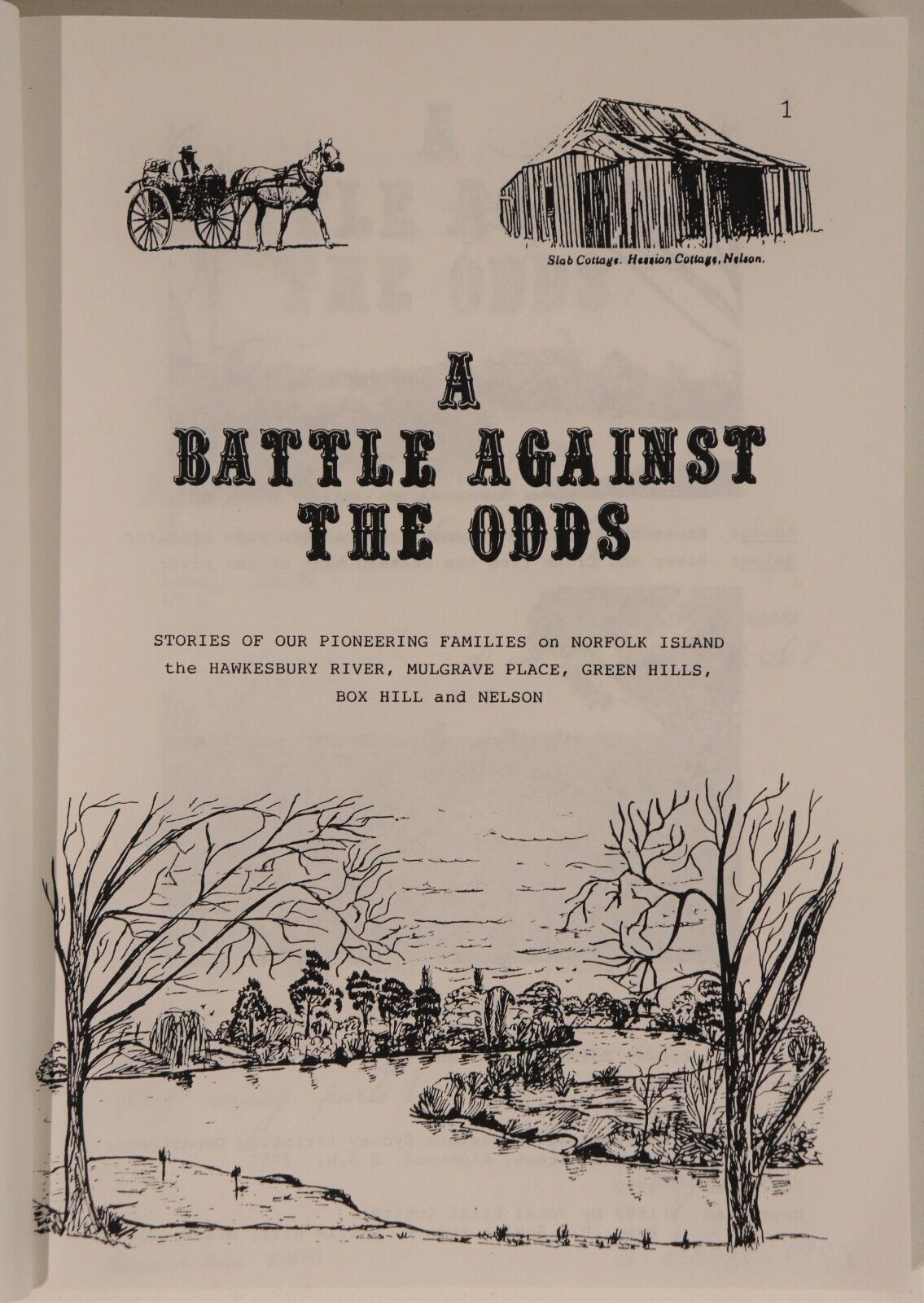 A Battle Against The Odds by AJ Brown - 1992 - Australian Colonial History Book