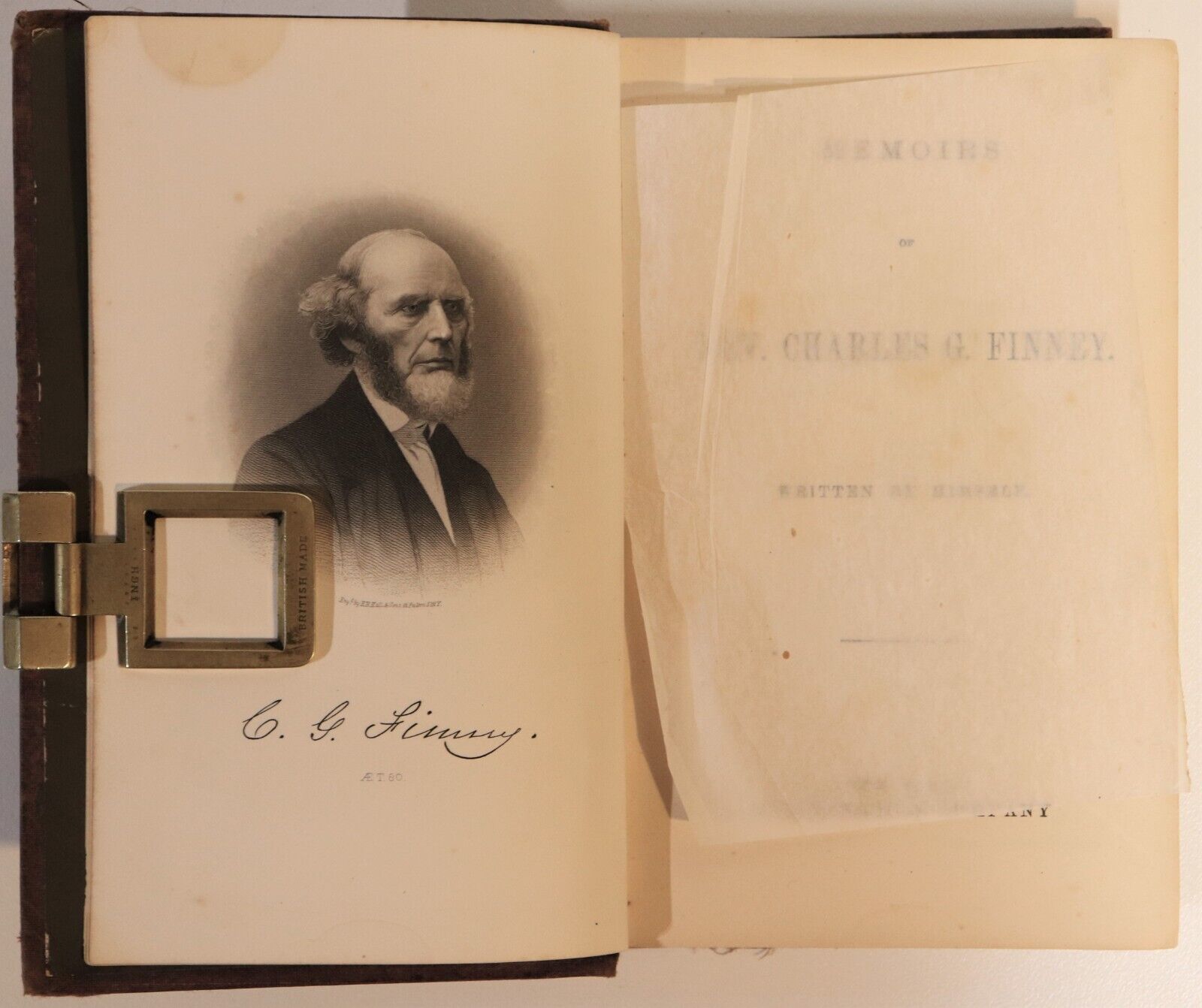 Memoirs Of Charles G. Finney - 1876 - 1st Edition Antique American History Book - 0