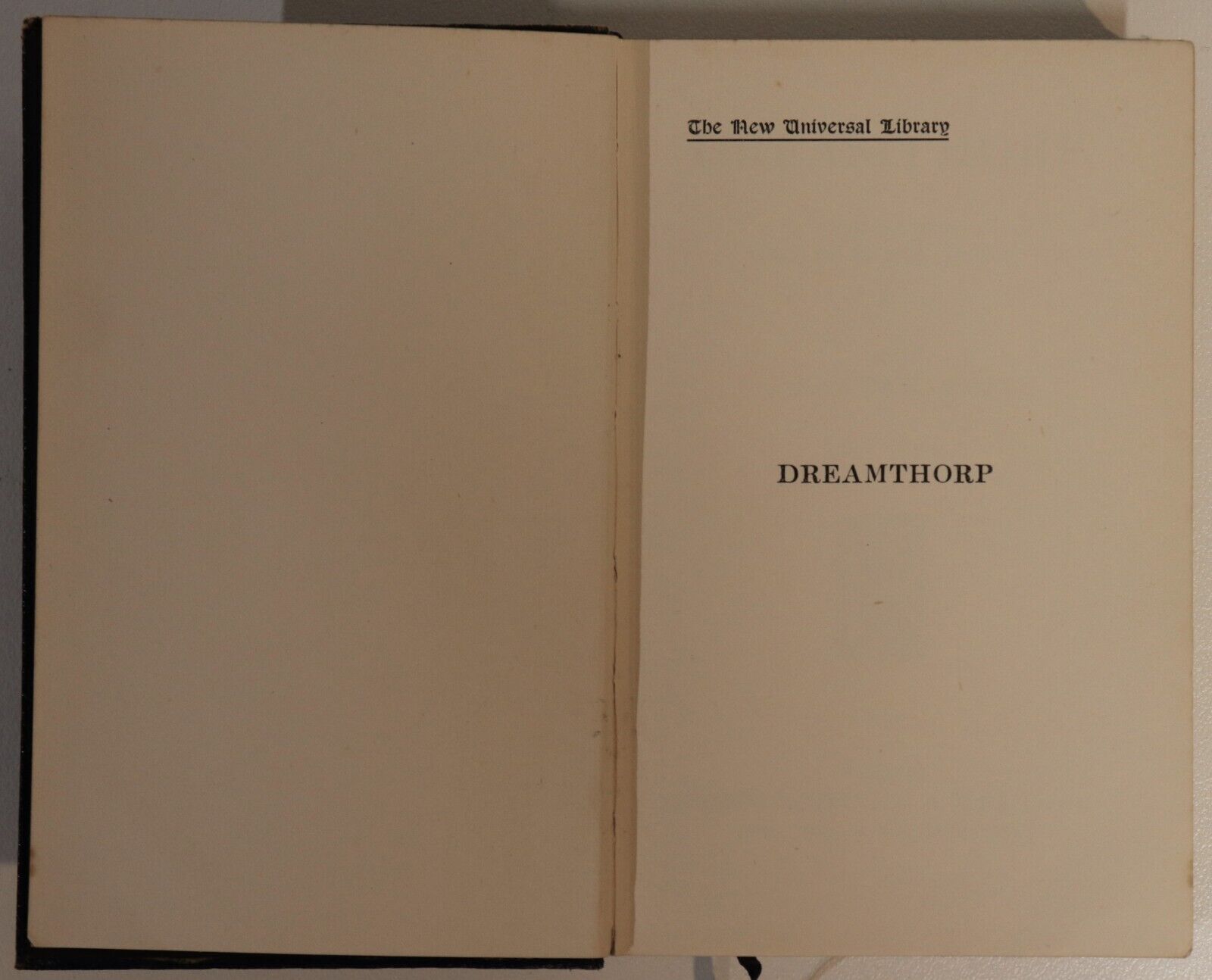 c1920 Dreamthorp by Alexander Smith Antique Literature Book