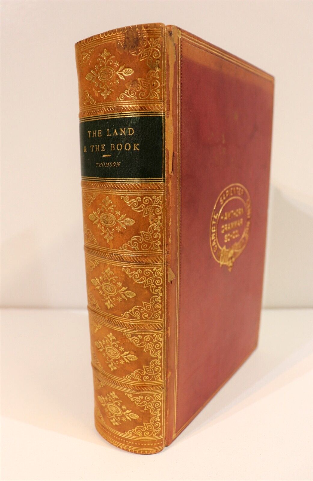 The Land And The Book by W.M. Thomson - 1878 - Antique Religious History Book