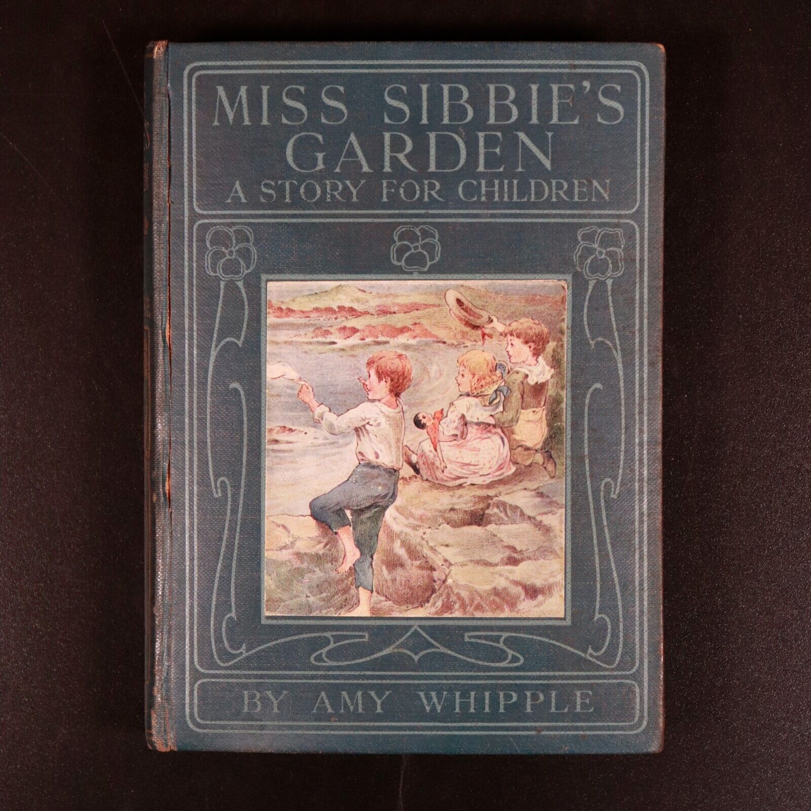 1907 Miss Sibbie's Garden by Amy Whipple Antique Illustrated Childrens Book