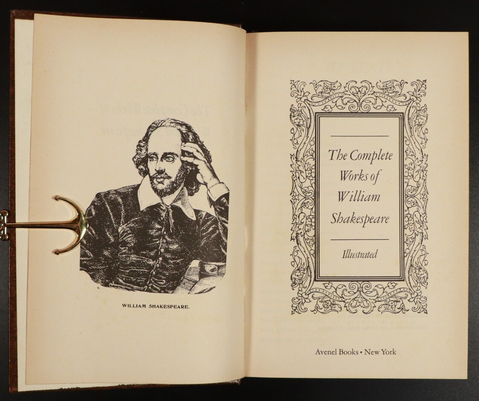 1975 The Complete Works Of William Shakespeare Vintage Hardcover Literature Book - 0