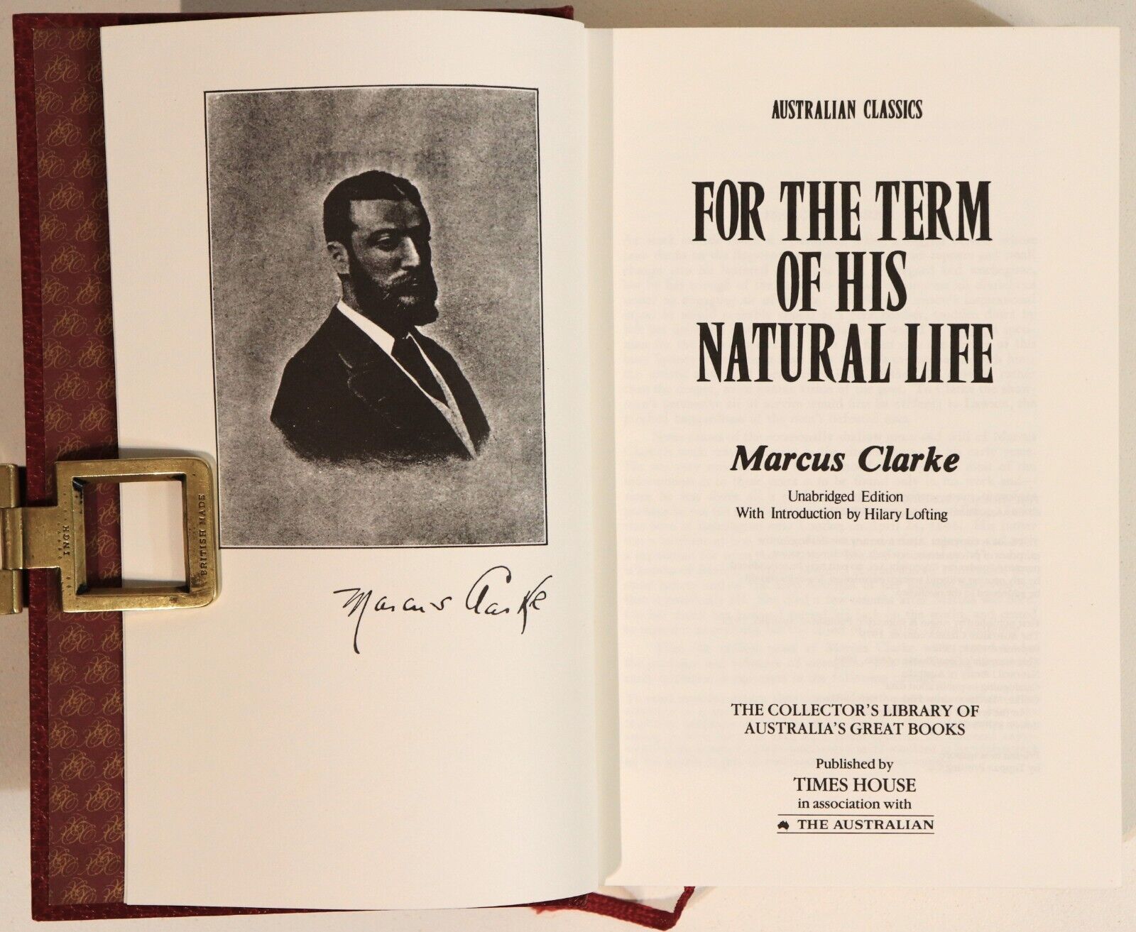 For The Term Of His Natural Life - 1983 - Australian Fiction Book