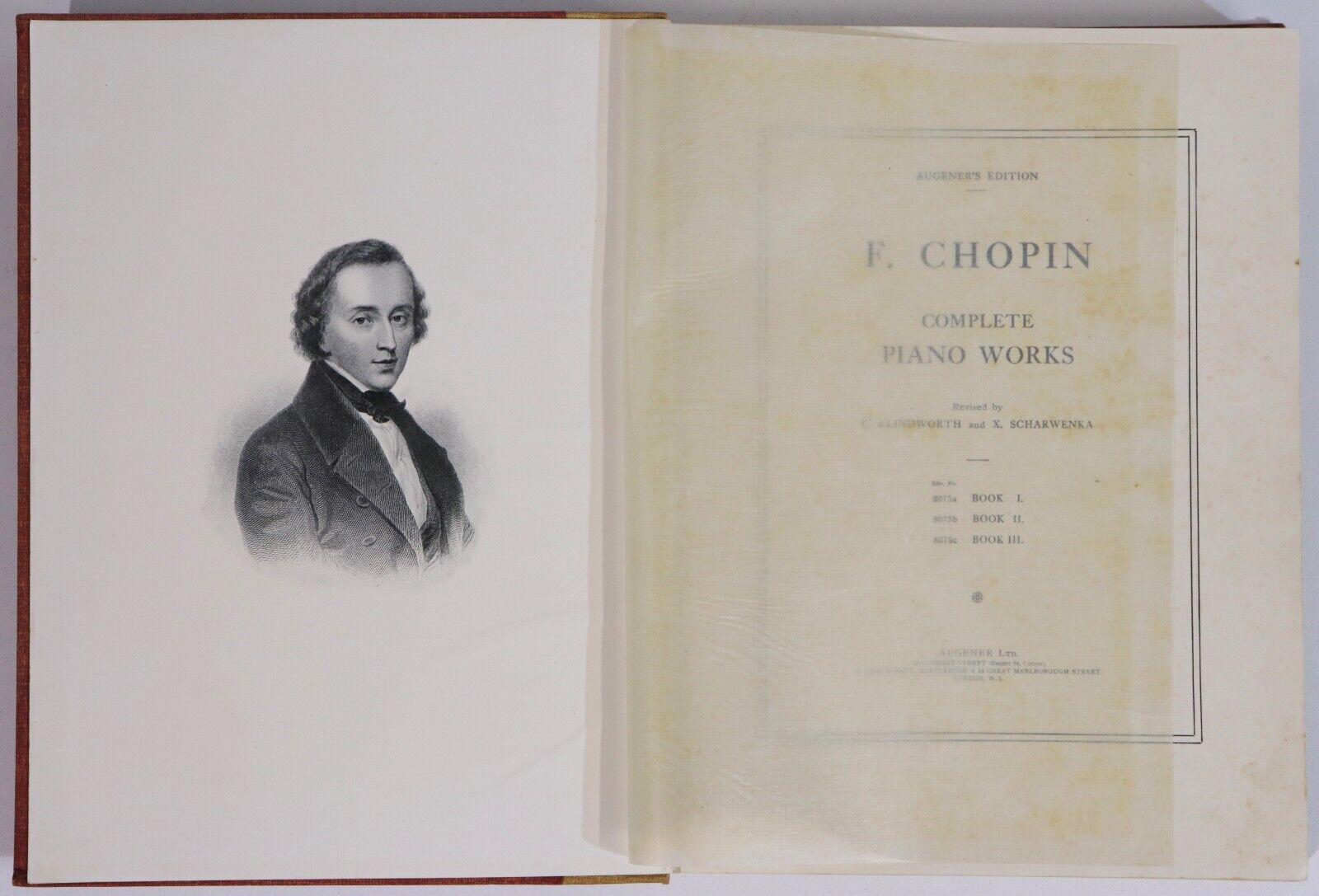 F. Chopin: Complete Piano Works - c1930 - Classical Music Reference Book