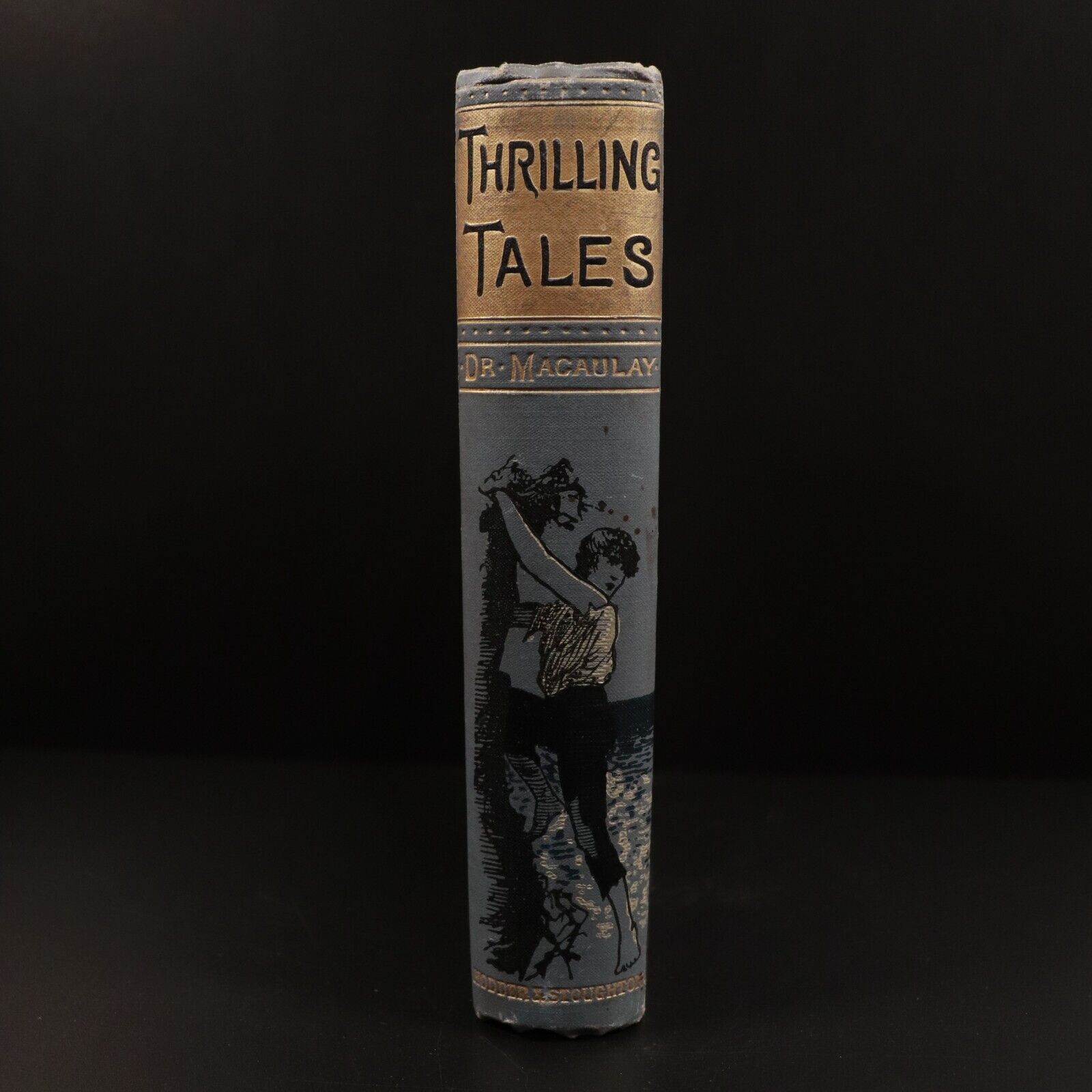 1893 Thrilling Tales by Dr Macaulay Antiquarian Adventure Fiction  Book