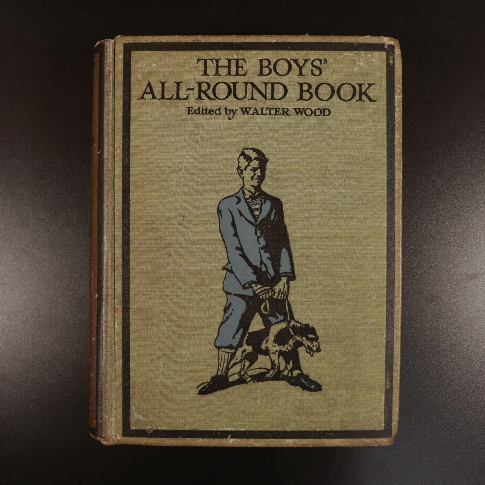c1930 The Boys All-Round Book by Walter Wood Antique Illustrated Childrens Book
