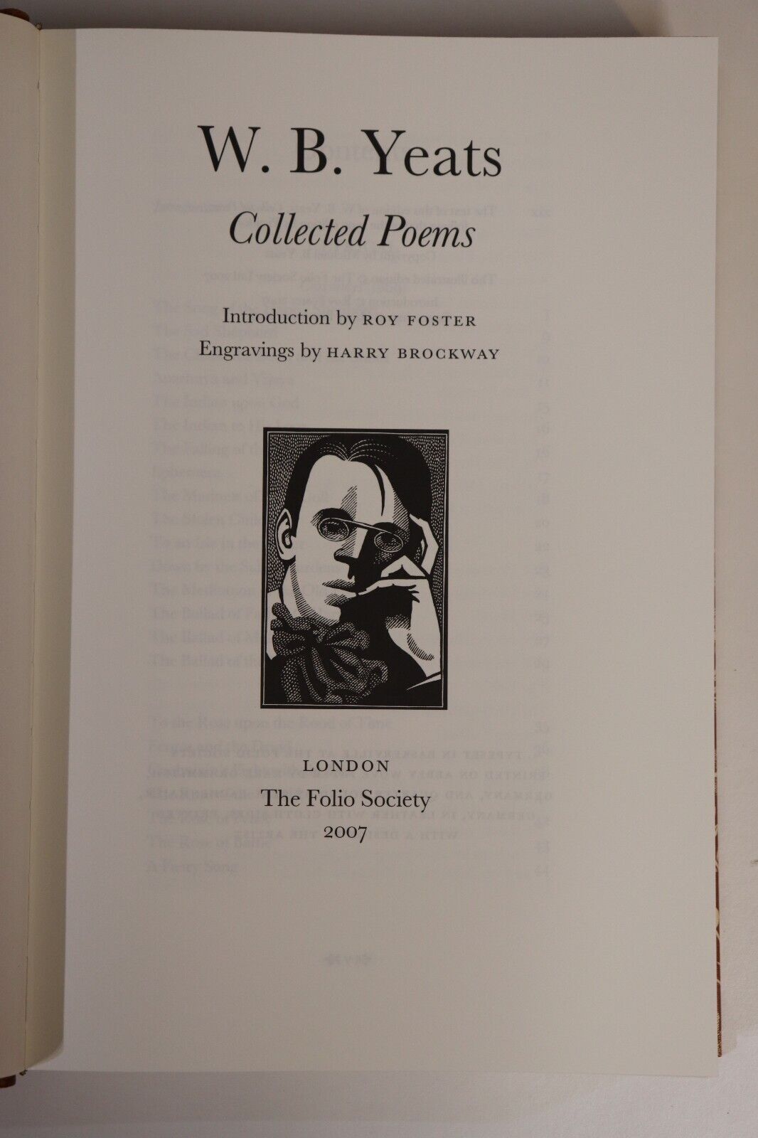 W.B. Yeats: Collected Poems - 2007 - Folio Society - Poetry Book