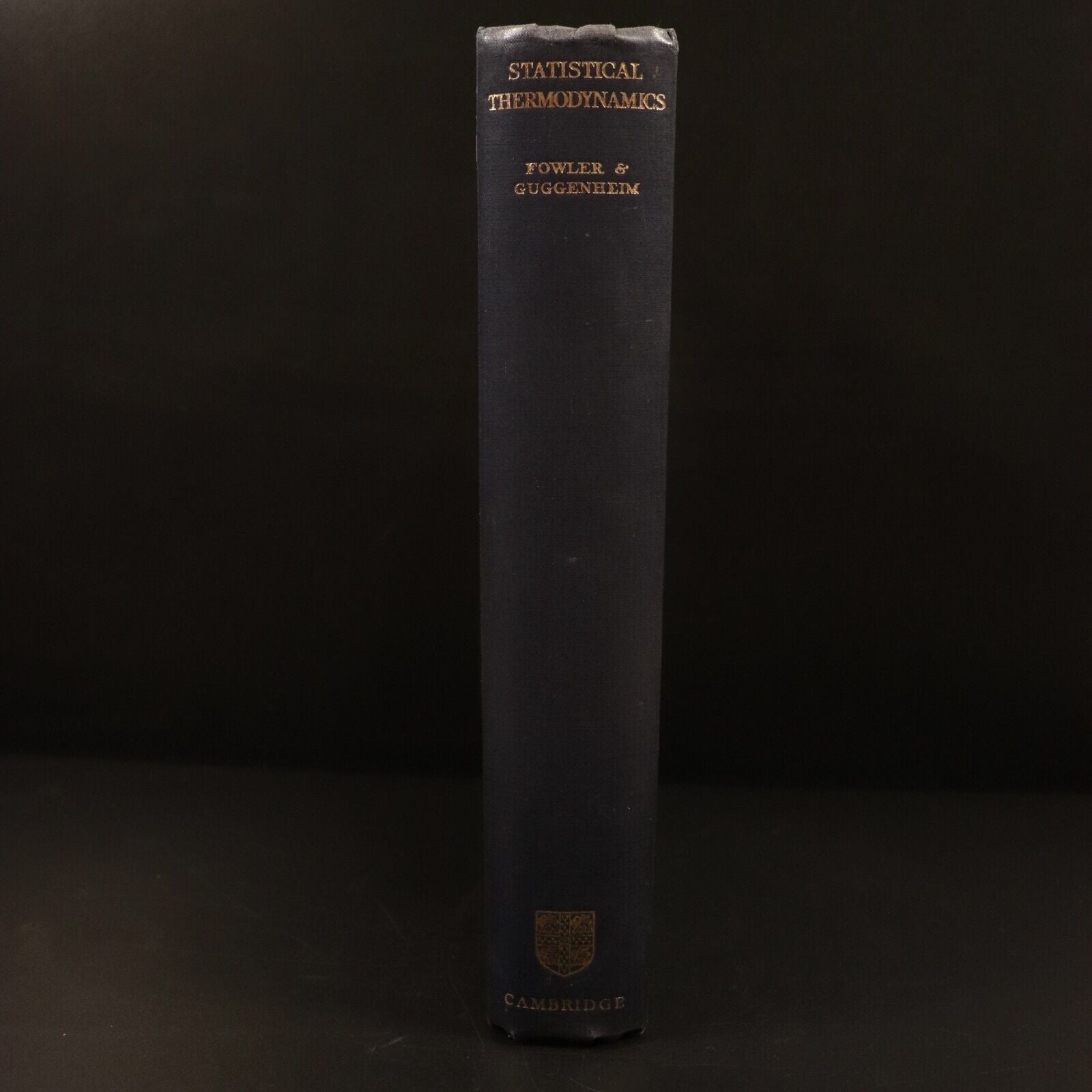 1952 Statistical Thermodynamics by Ralph Fowler Vintage Science Reference Book