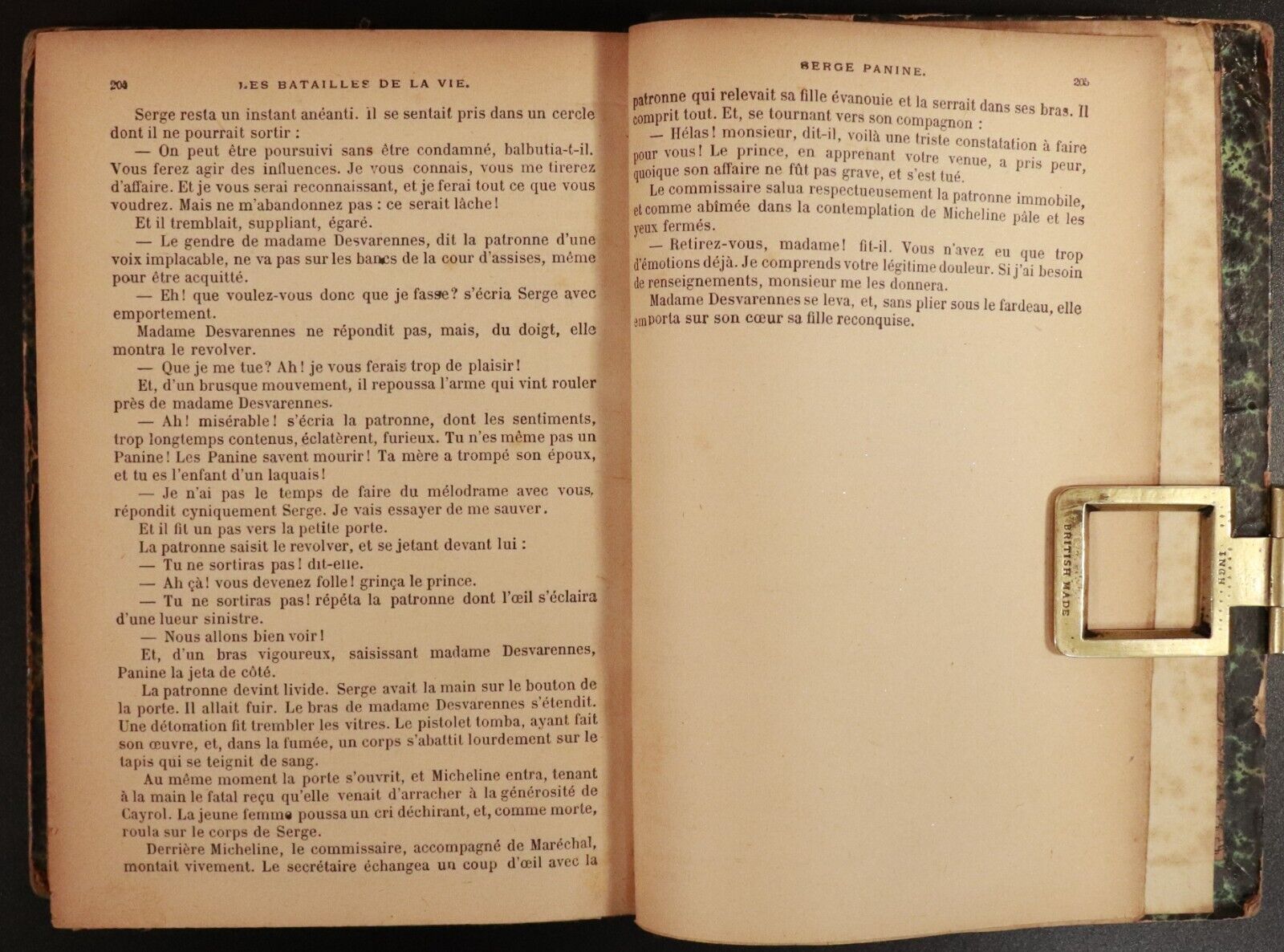 c1882 Le Maître De Forges by Georges Ohnet Antiquarian French Fiction Book