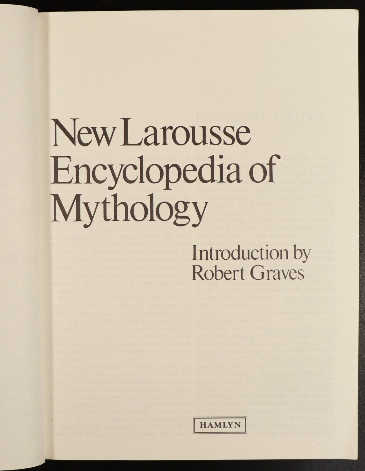 1986 New Larousse Encyclopedia Of Mythology R. Graves Mythology Reference Book