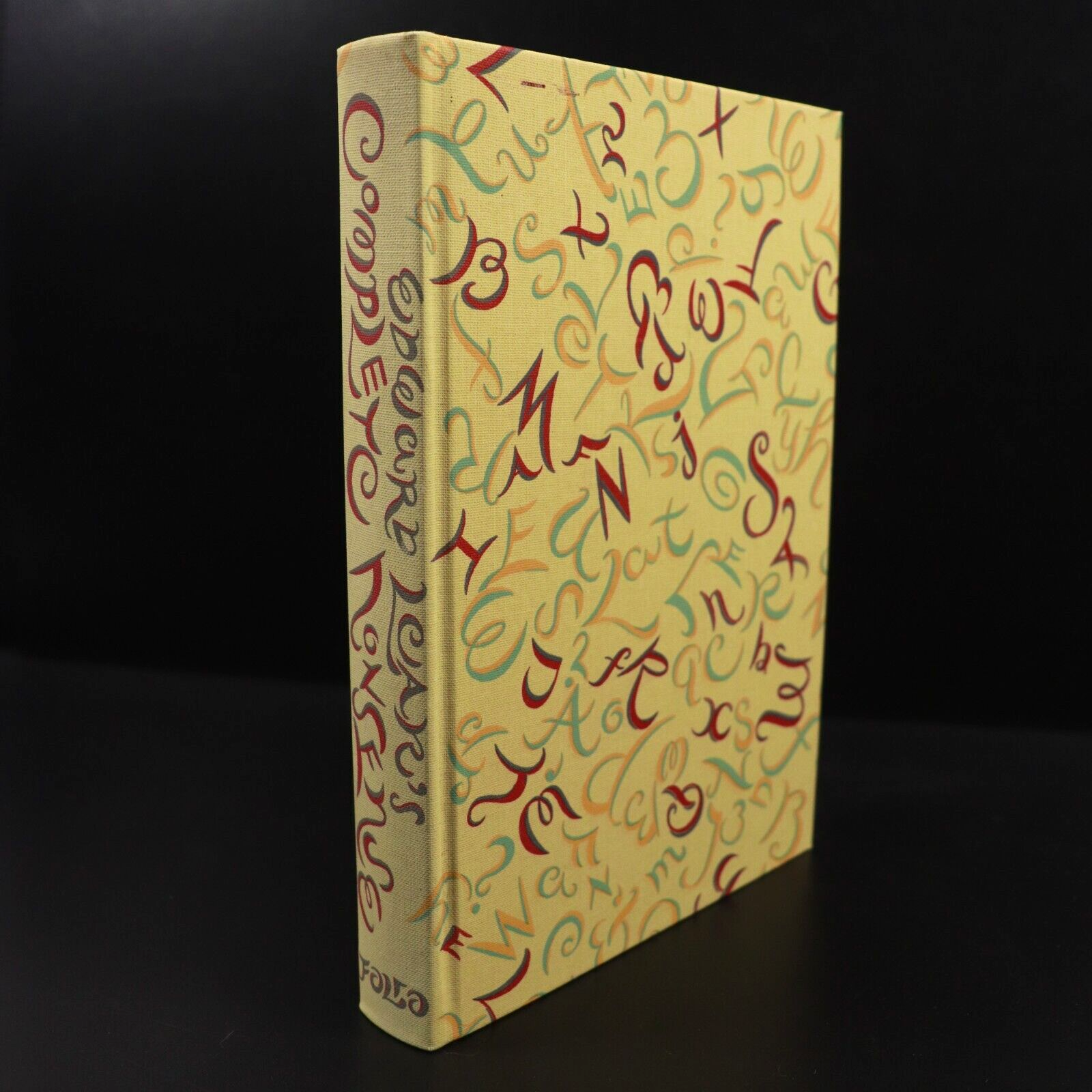 1998 Edward Lear's Complete Book Of Nonsense Folio Society Literature Book