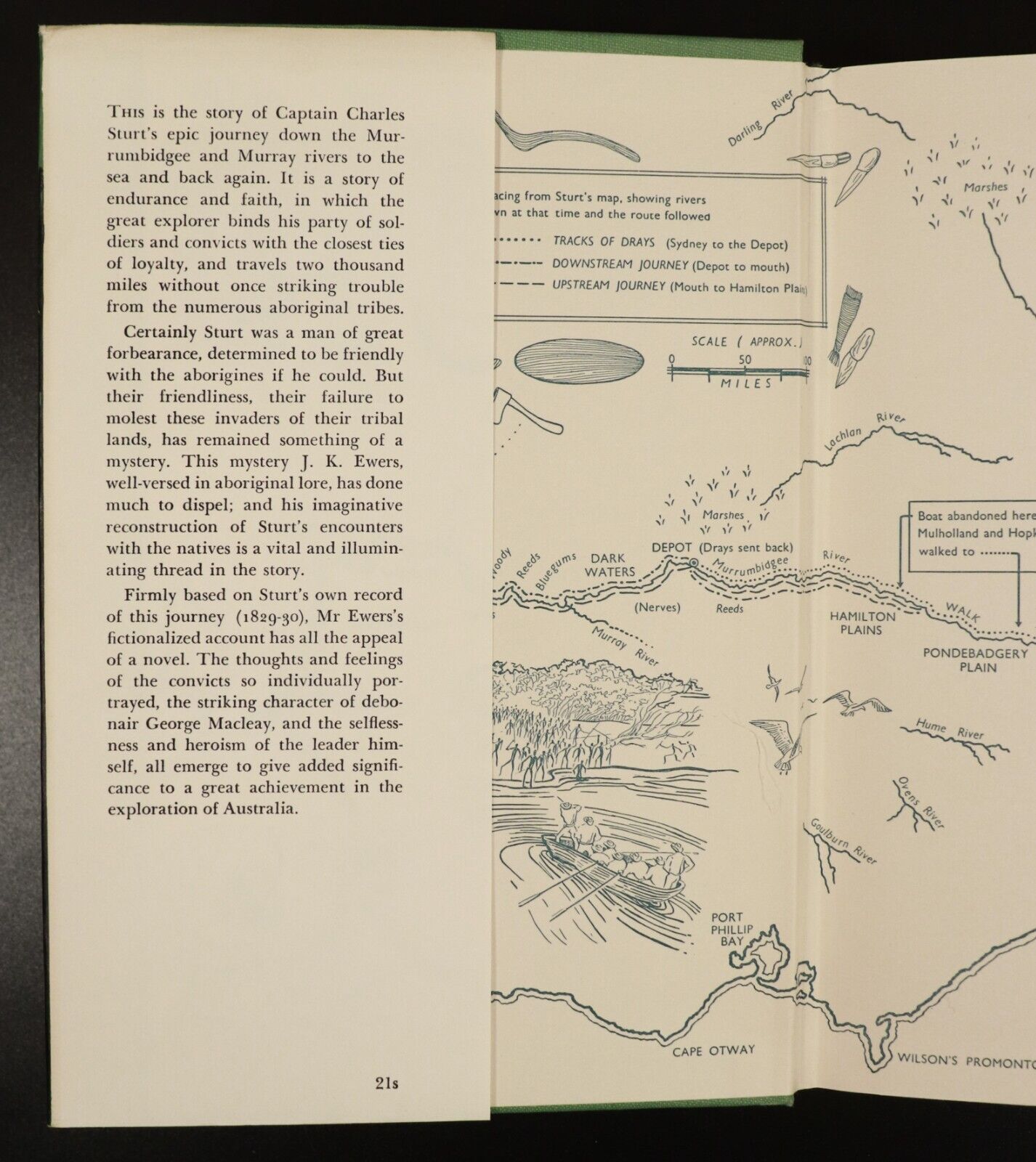 1956 Who Rides On The River by J.K. Ewers Australian Exploration History Book - 0