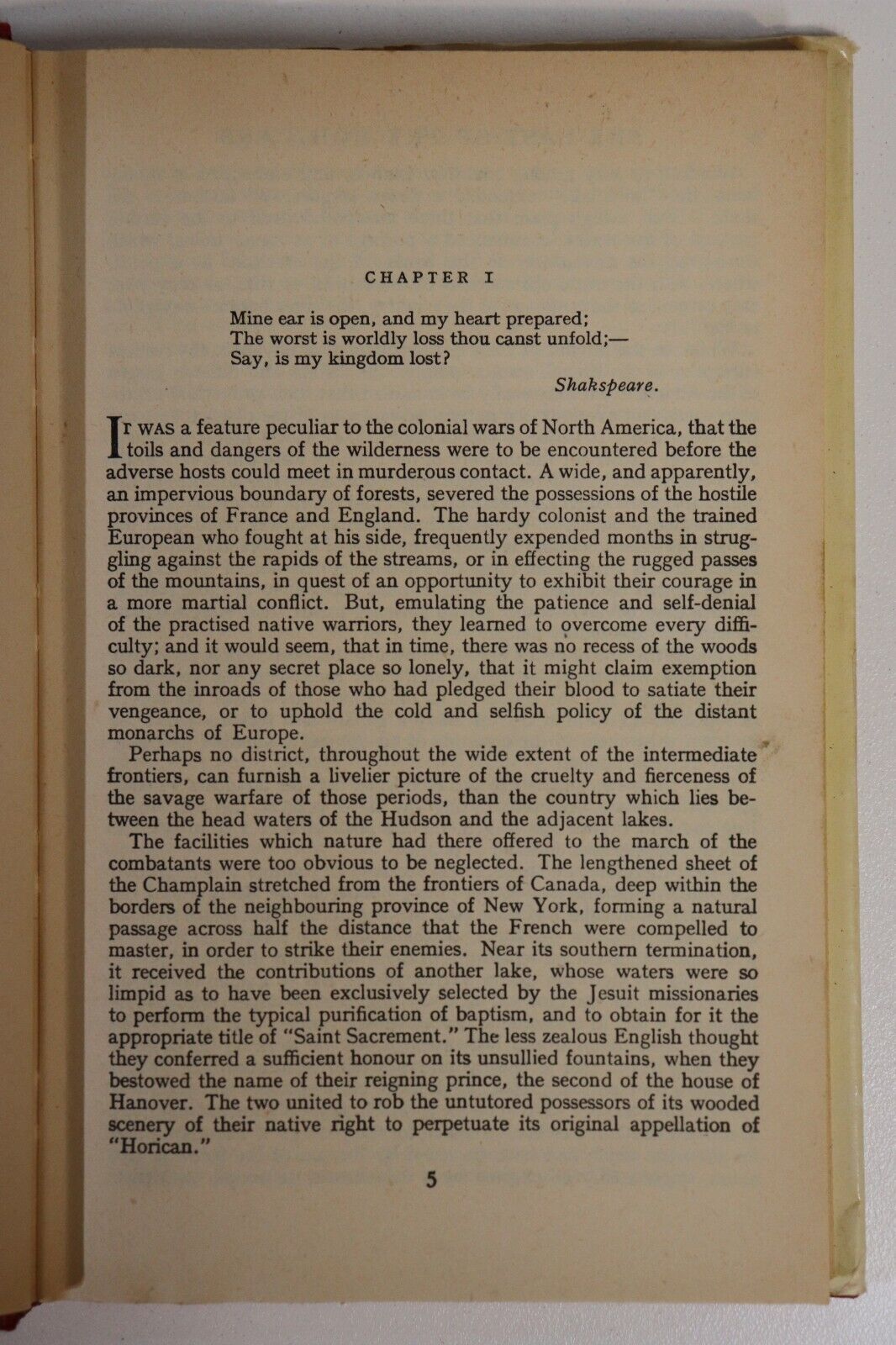 The Last Of The Mohicans - c1960 - Regent Classics Fiction Book