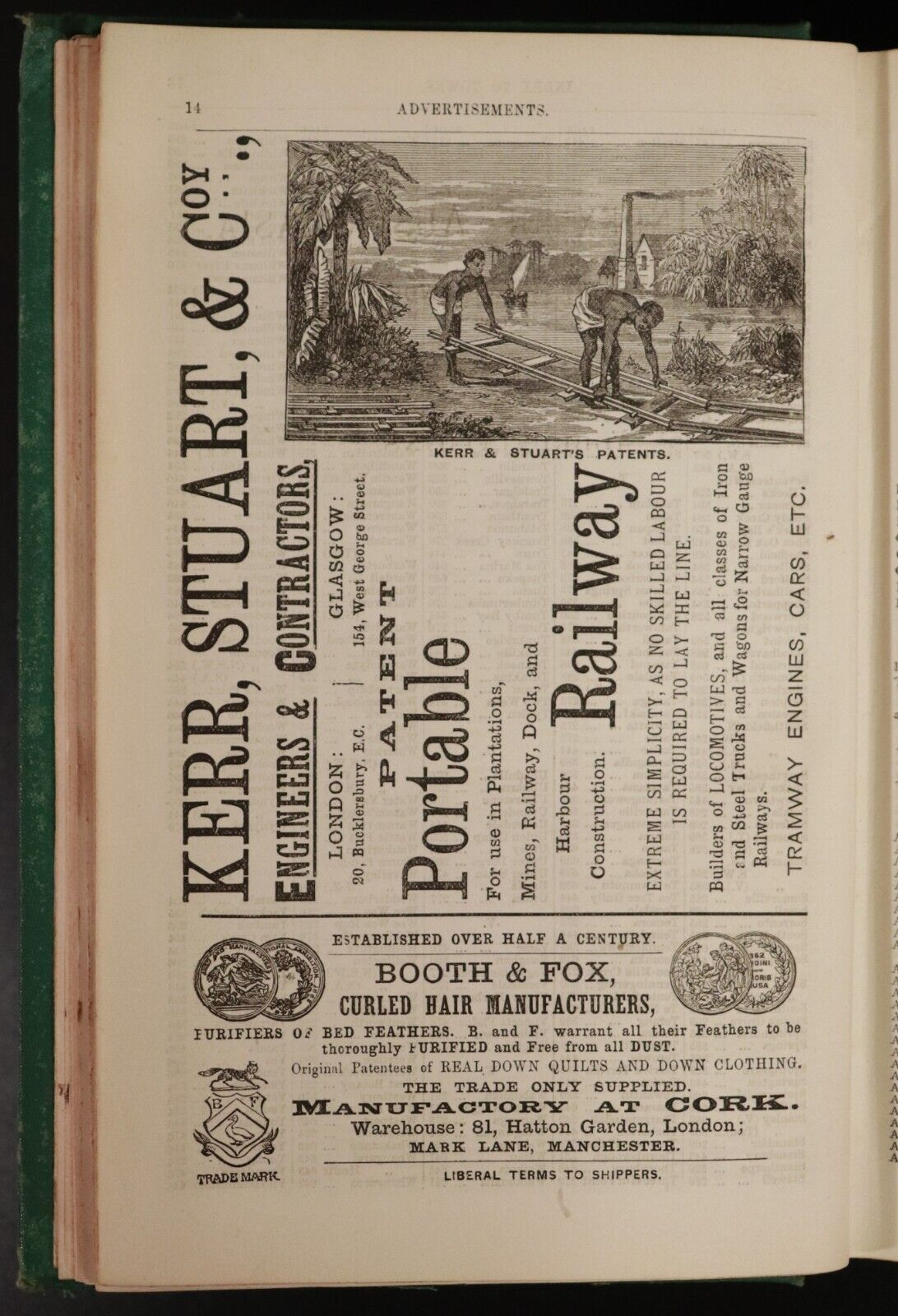 1884 The Australian Handbook & Emigration Guide Antiquarian Book Foldout Maps