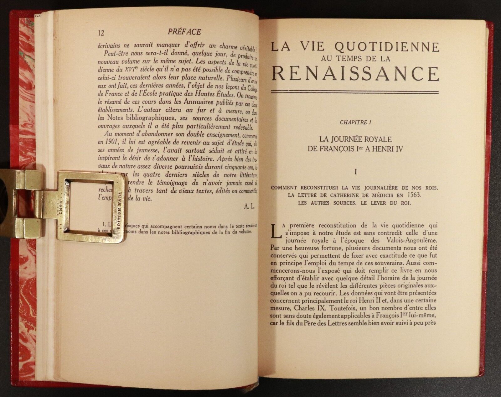 1938 La Vie Quotidienne Au Temps De La Renaissance French Book Fine Binding