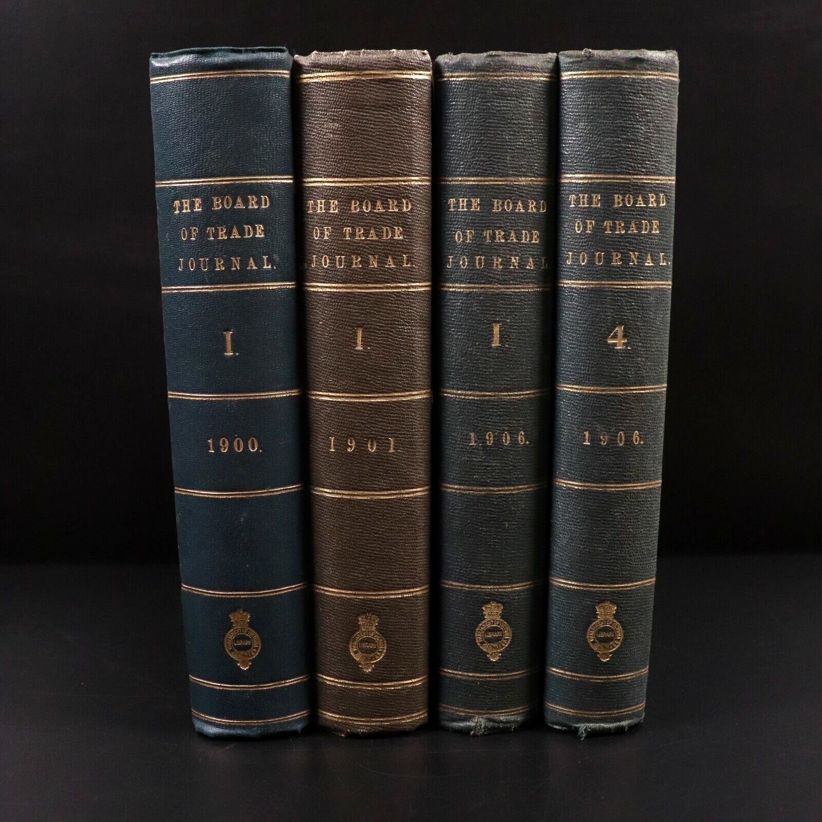 1900 4vol The Board Of Trade Journal Antiquarian British Government History Book