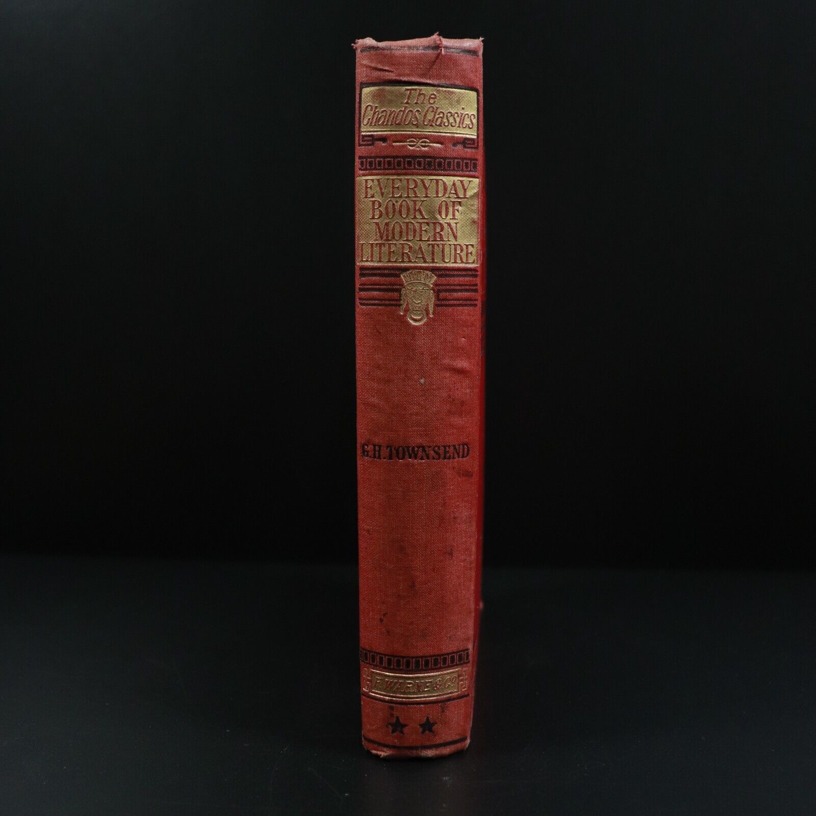 c1879 The Every Day Book Of Modern Literature Antiquarian Reference Book