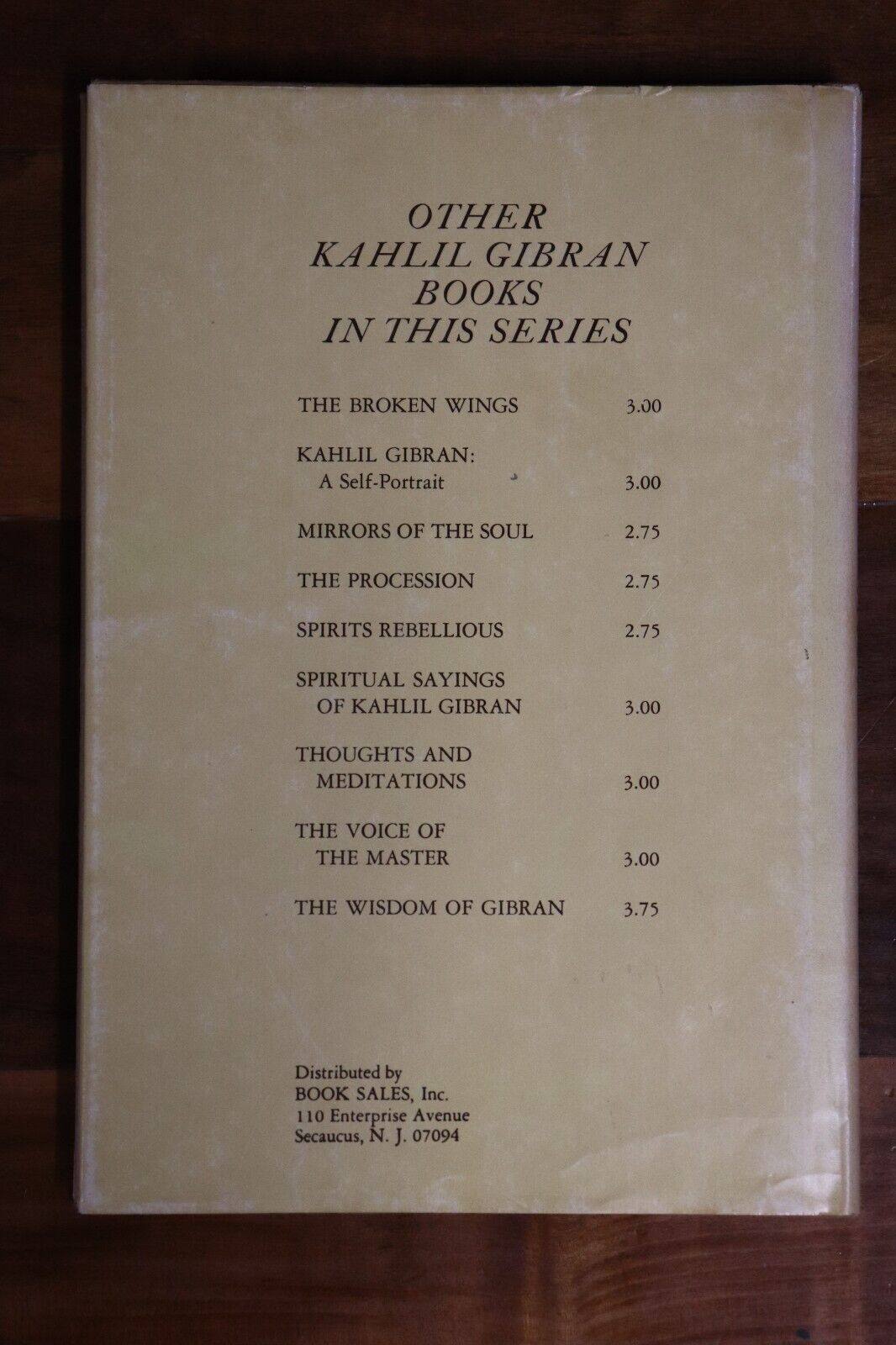 Tears & Laughter by Kahlil Gibran - 1949 - Vintage Literature Book