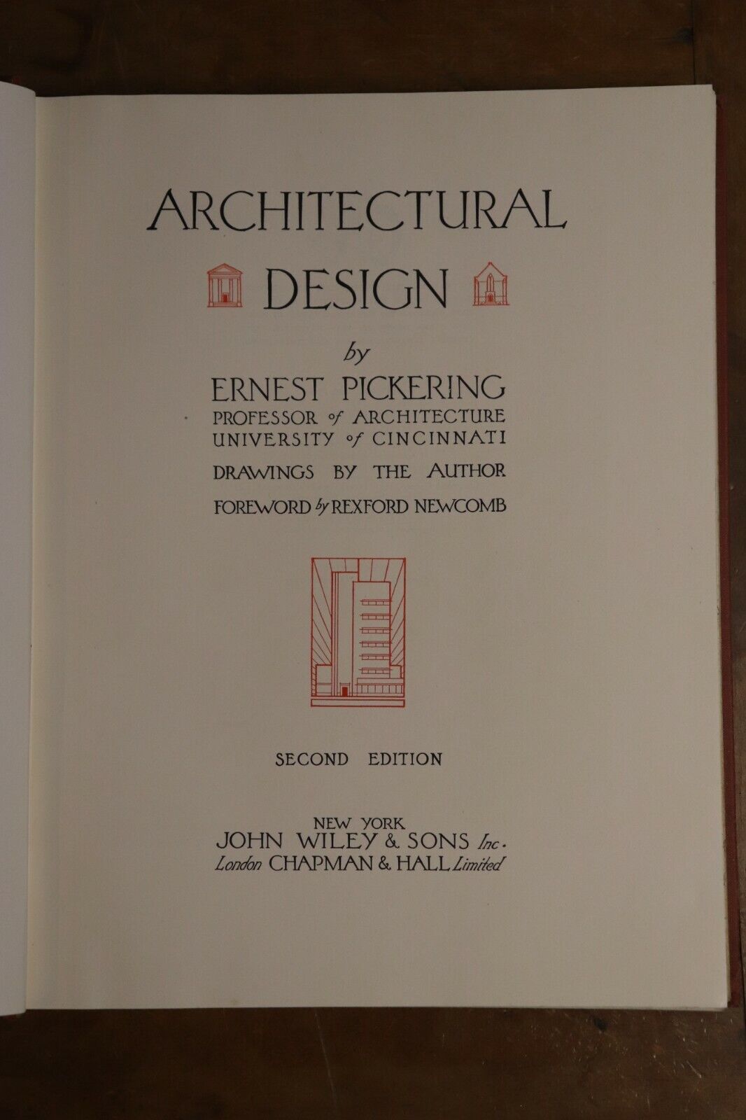 Architectural Design by Ernest Pickering - 1941 - Antique Architecture Book - 0
