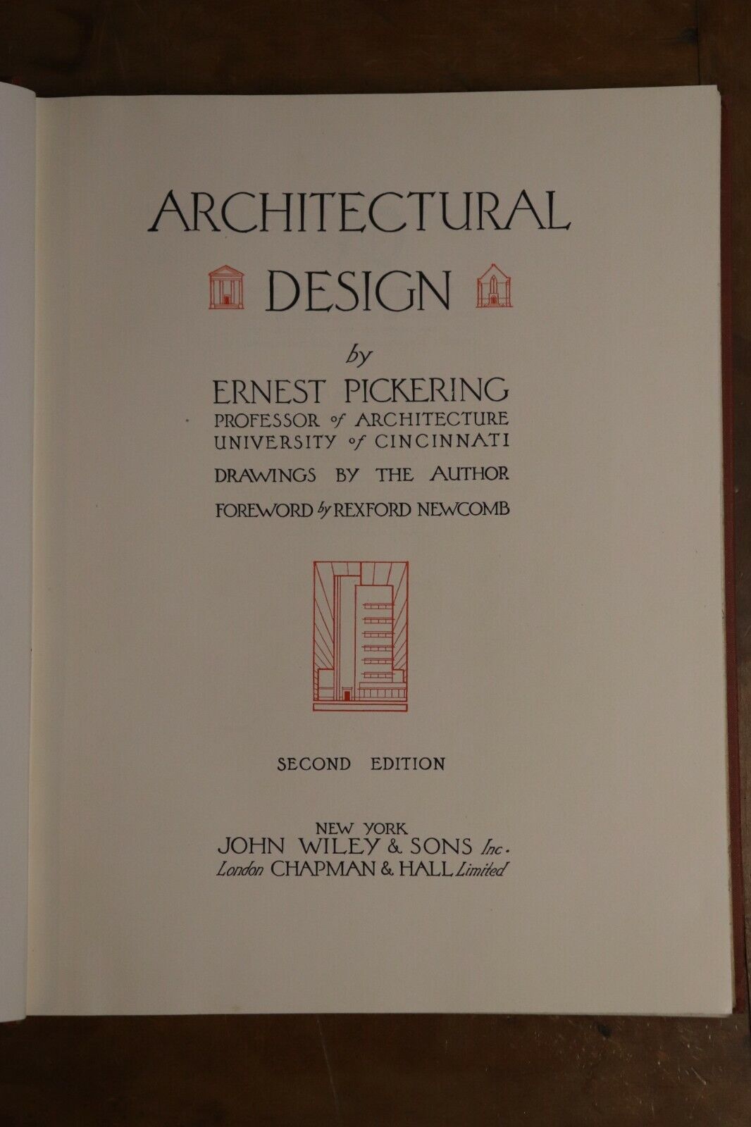 Architectural Design by Ernest Pickering - 1941 - Antique Architecture Book