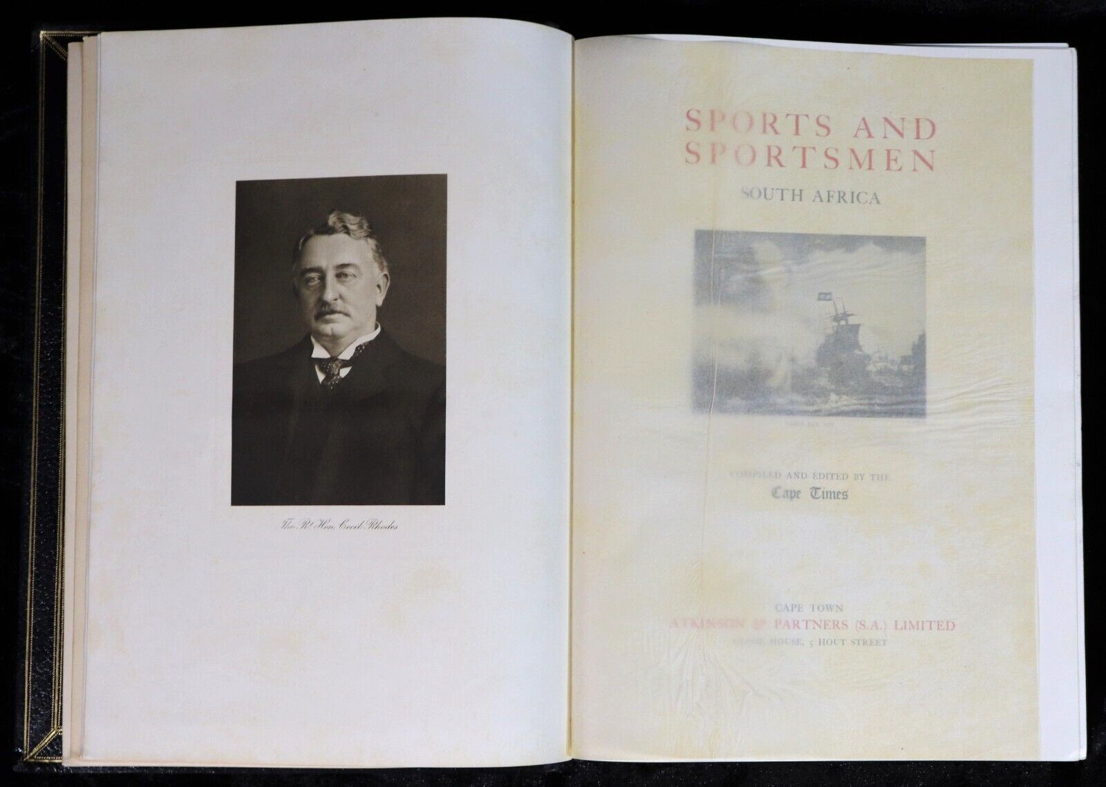 Sports & Sportsmen - South Africa - c1929 - Limited 1st Edition Antique Book