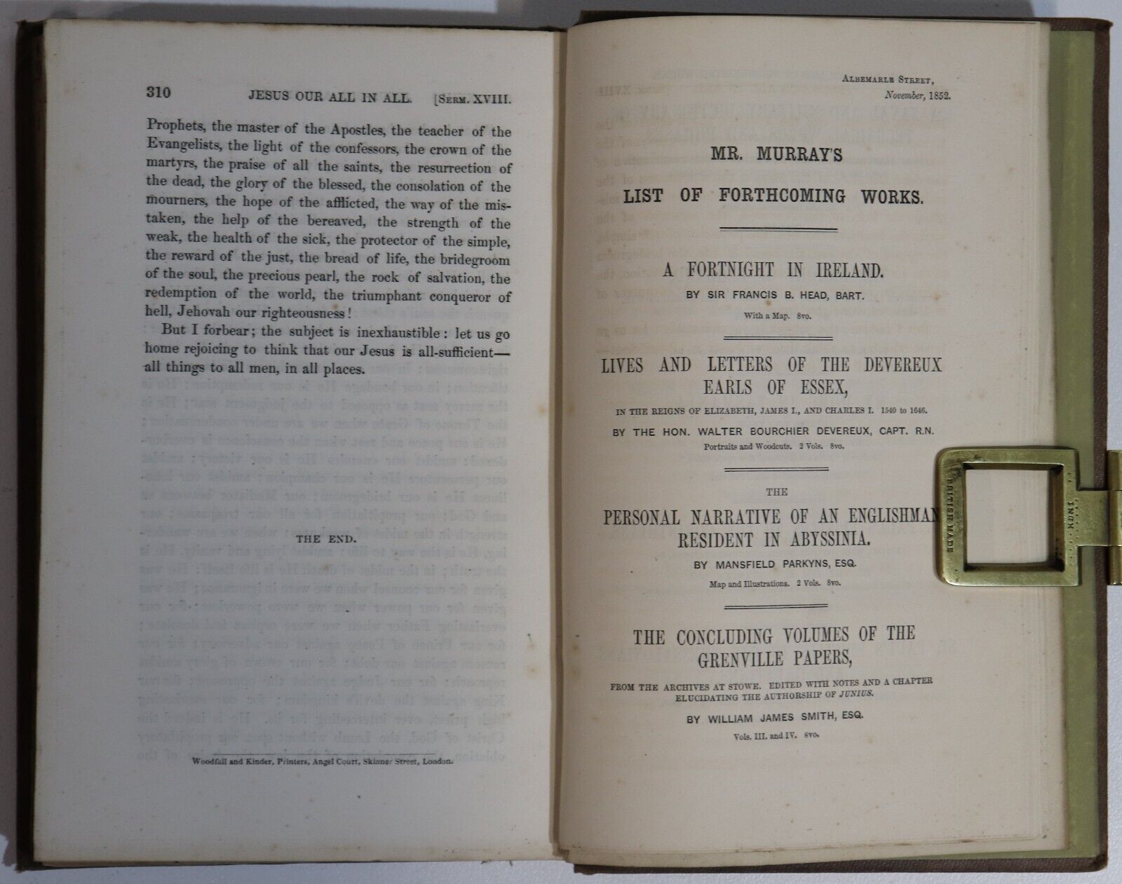 Discourses On The Controversies Of The Day - 1855 - Antique Religious Book
