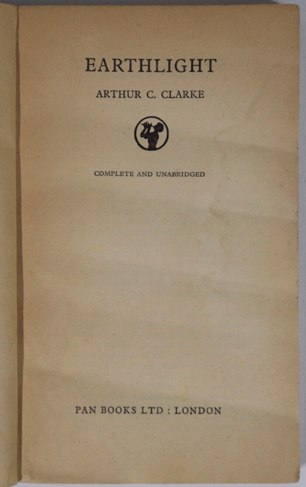 Earthlight by Arthur C. Clarke - 1957 - Vintage Science Fiction Book - 0