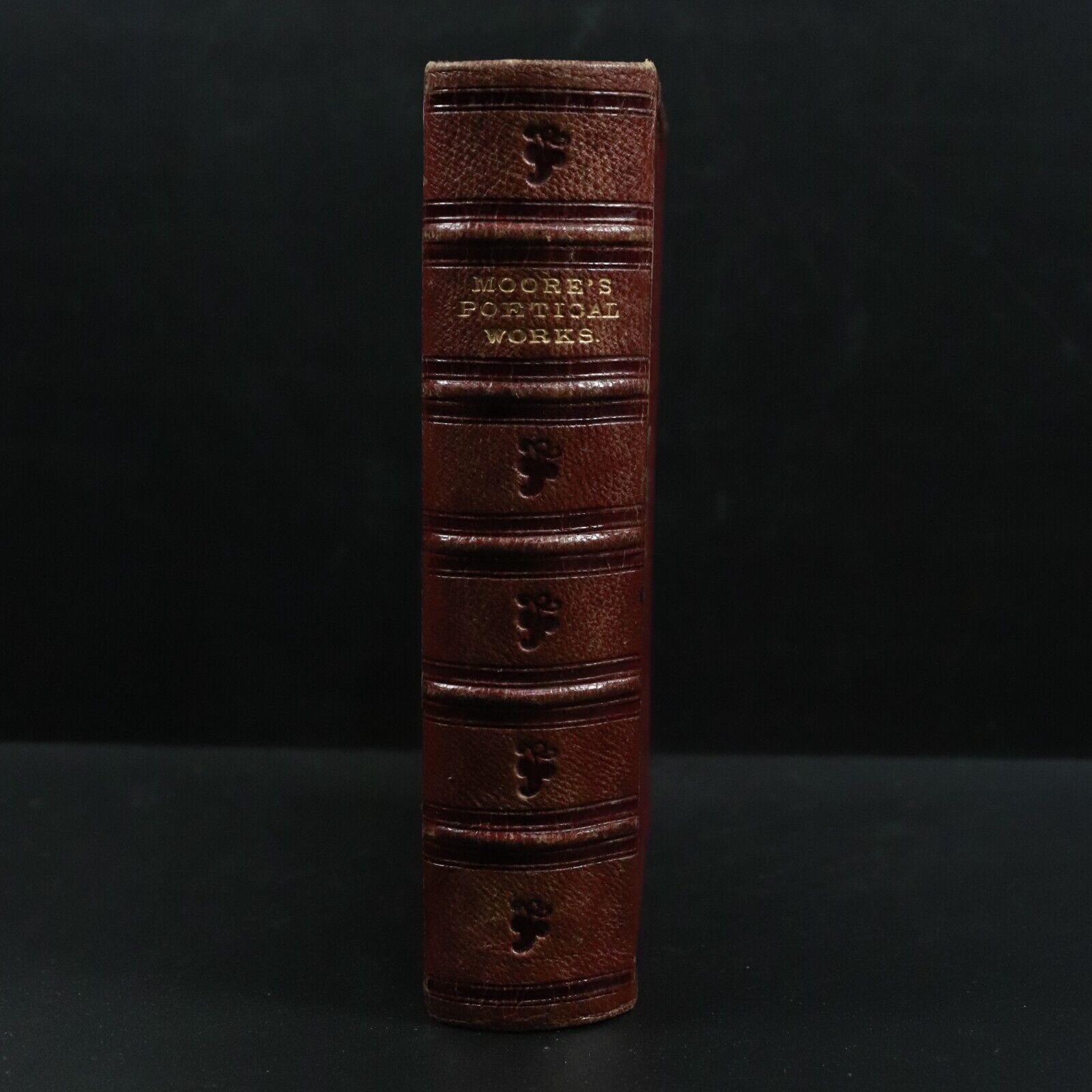 c1875 The Poetical Works Of Thomas Moore Antiquarian Irish Poetry Book
