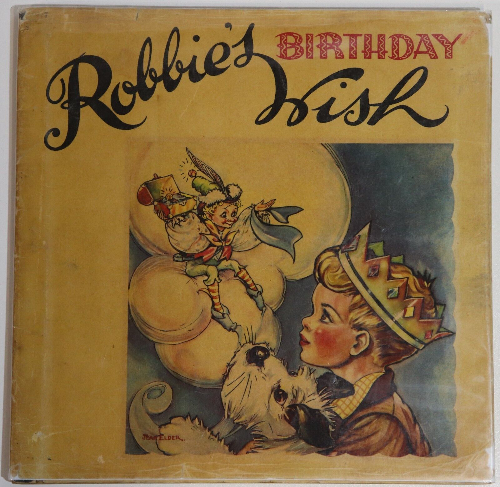 Robbie's Birthday Wish by Phyllis Johnson - c1950 - Vintage Children's Book