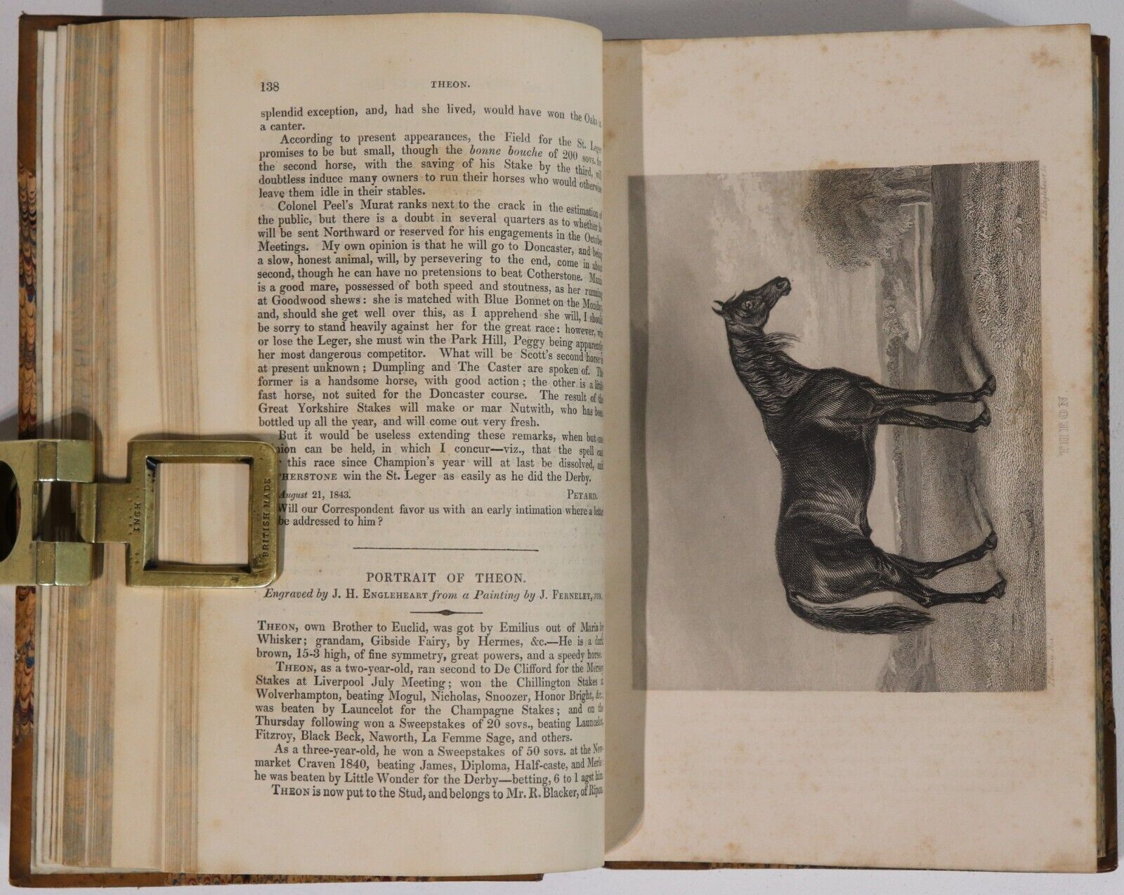 The Sporting Magazine - 1843 - Antiquarian Sport History Book