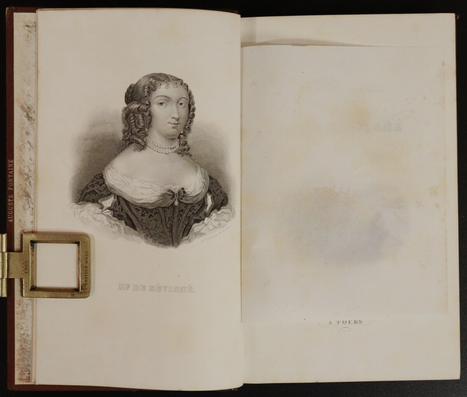 1861 Nouveau Choix Des Lettres De Madame De Sevigne French Book Antiquarian - 0