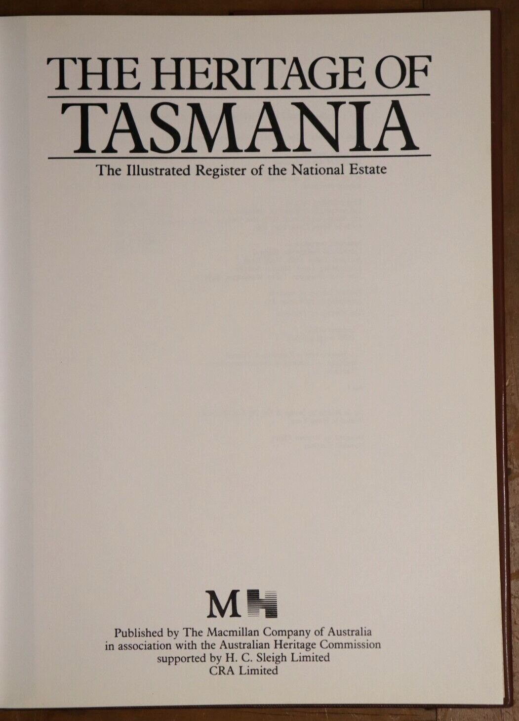 The Heritage of Tasmania - 1983 - 1st Edition Australian Architecture Book - 0