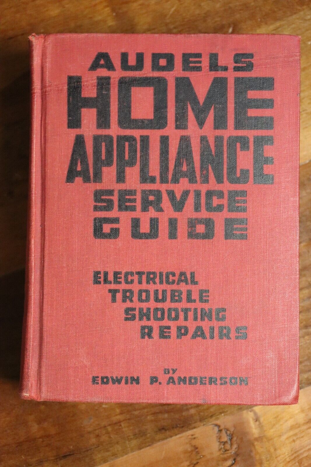 1954 Audels Home Appliance Service Guide Vintage Repair Reference Book