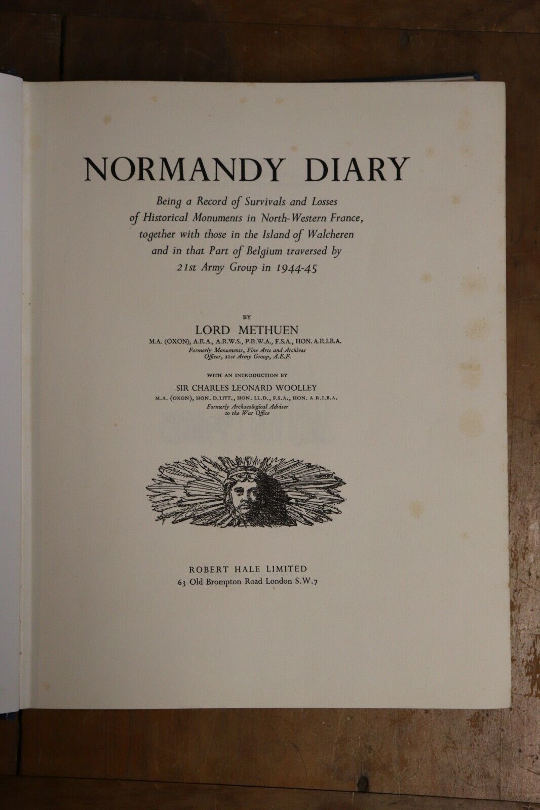 Normandy Diary - Lord Methuen - 1952 - First Edition Antique Book - 0
