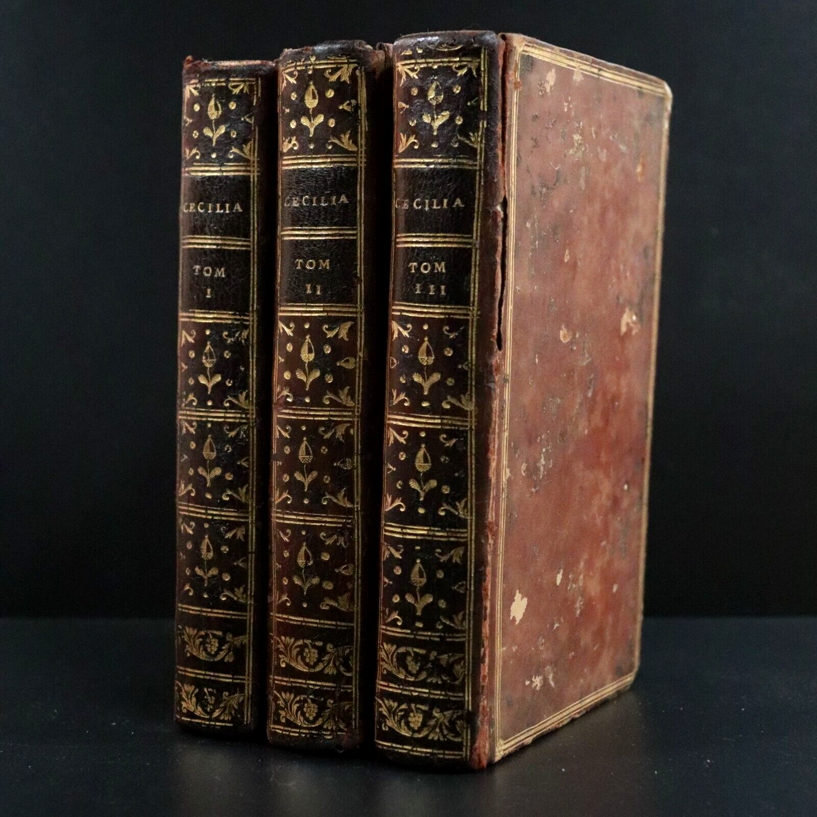 1784 3vol Cecilia Ou Memoires D'Une Heritiere Antiquarian Literature Books