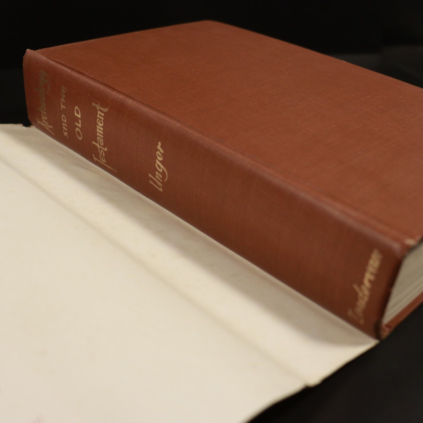 1956 Archeology & The Old Testament - Archaeology & Religious History Book