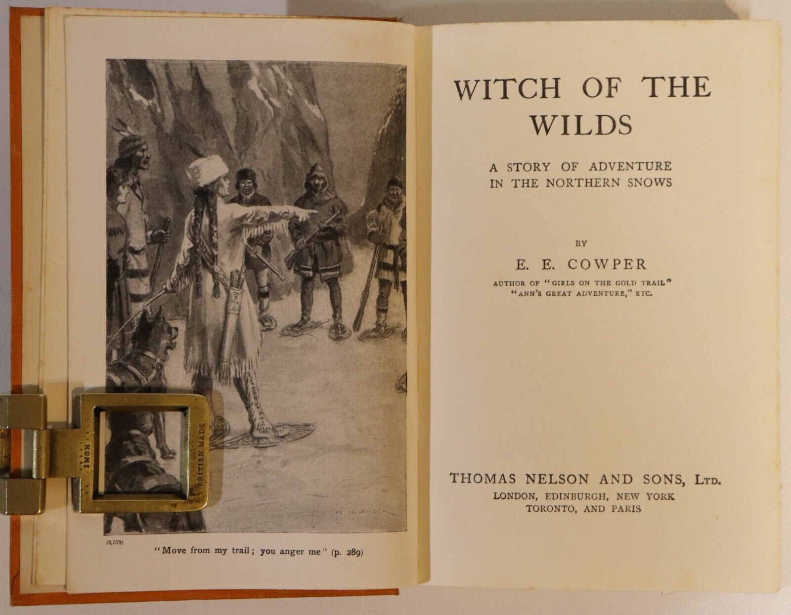 Witch Of The Wilds by E.E. Cowper - c1940 - Antique Literature Fiction Book - 0