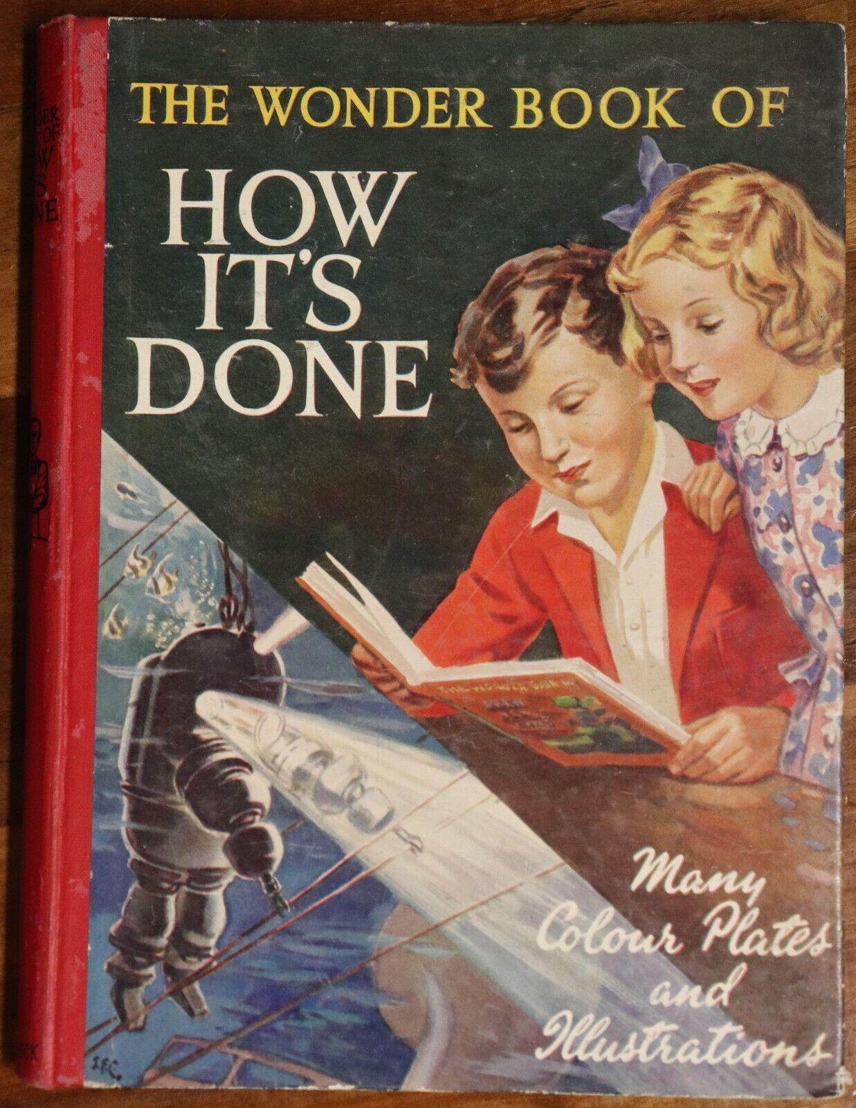 The Wonder Book Of How It's Done - c1949 - Antique Childrens Book