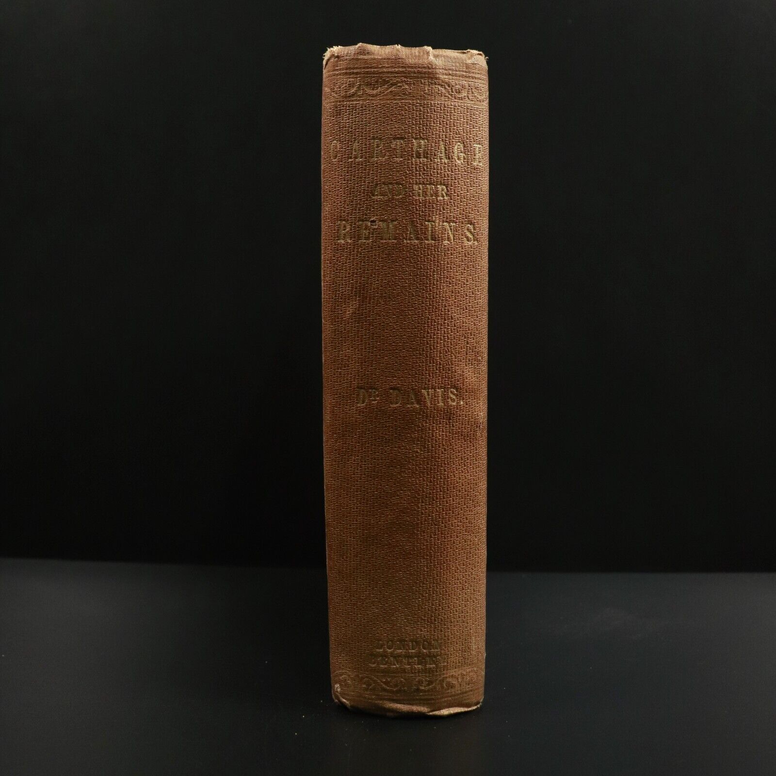 1861 Carthage & Her Remains by Dr N. Davis Antiquarian Exploration Book 1st Ed