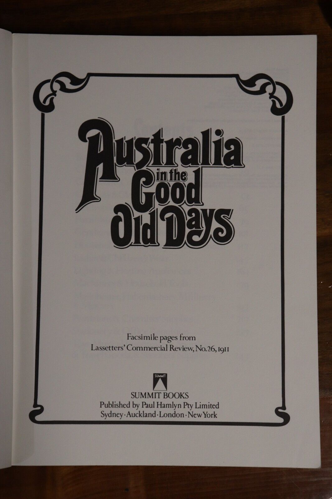 Australia In The Good Old Days: Edwardian Era - 1979 Australian History Book - 0