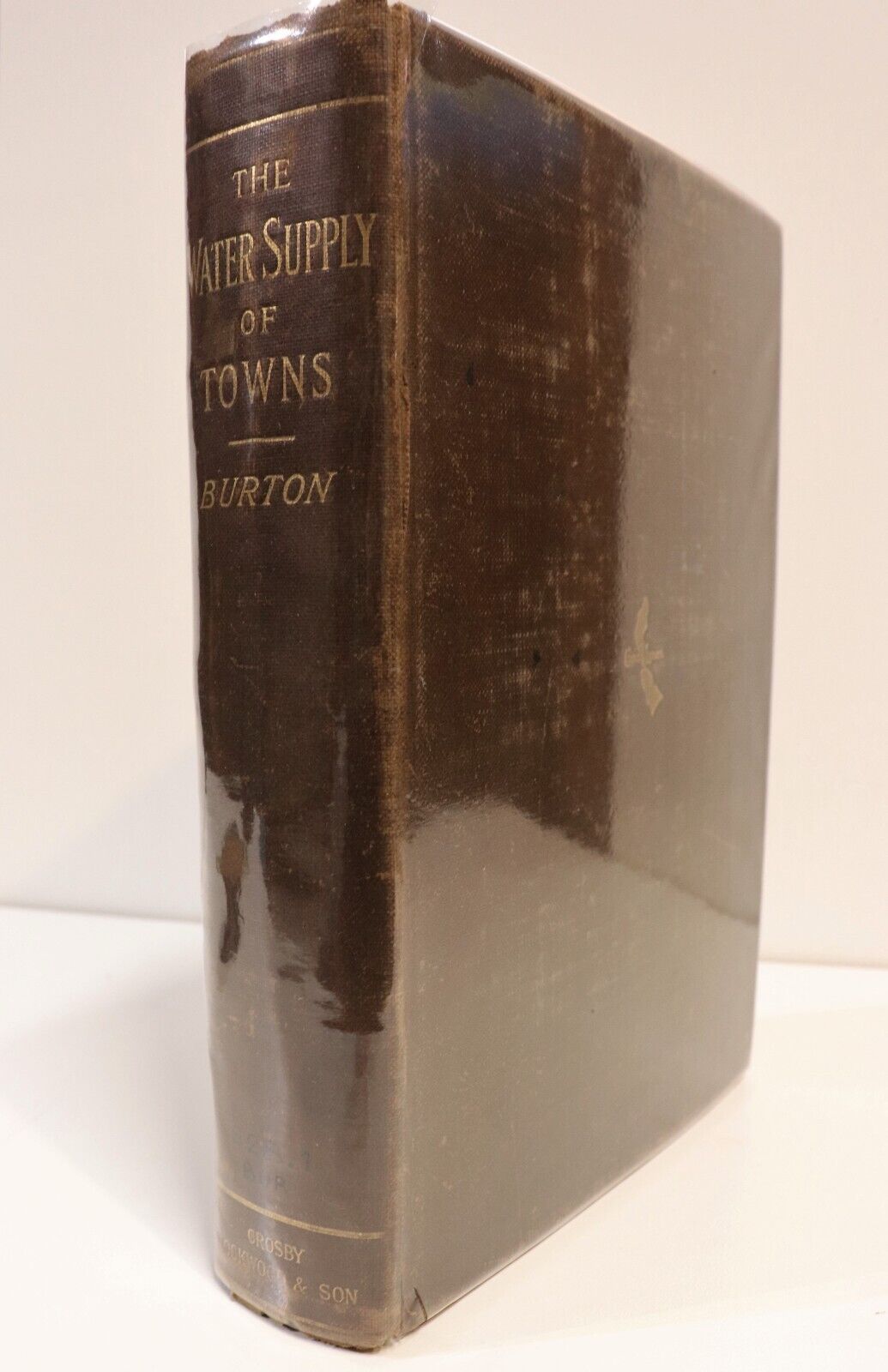 The Water Supply Of Towns by W.K. Burton - 1898 - Antique Town Planning Book